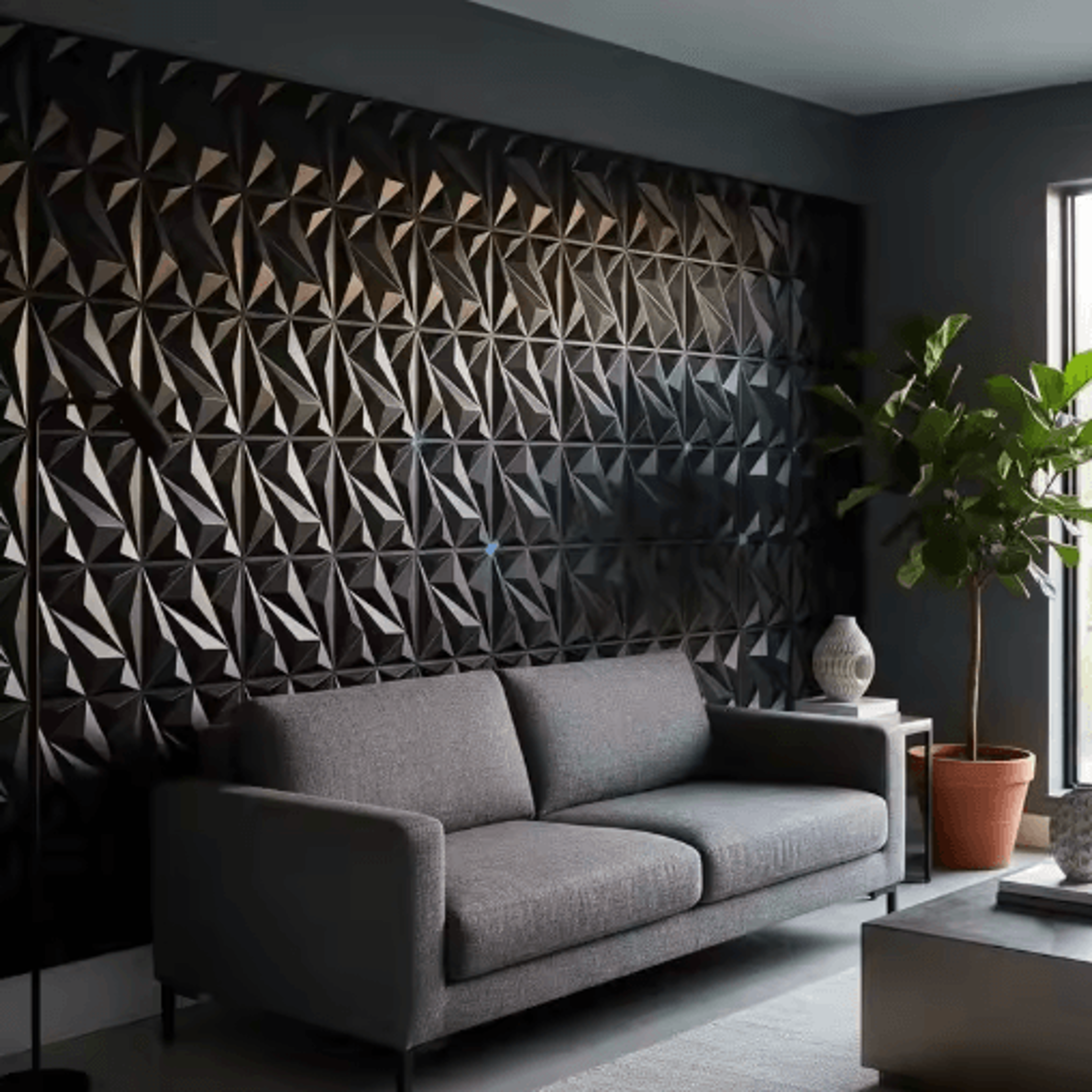 20Piece 30x30cm 3D Wall Panels For Modern Interior Decor 13