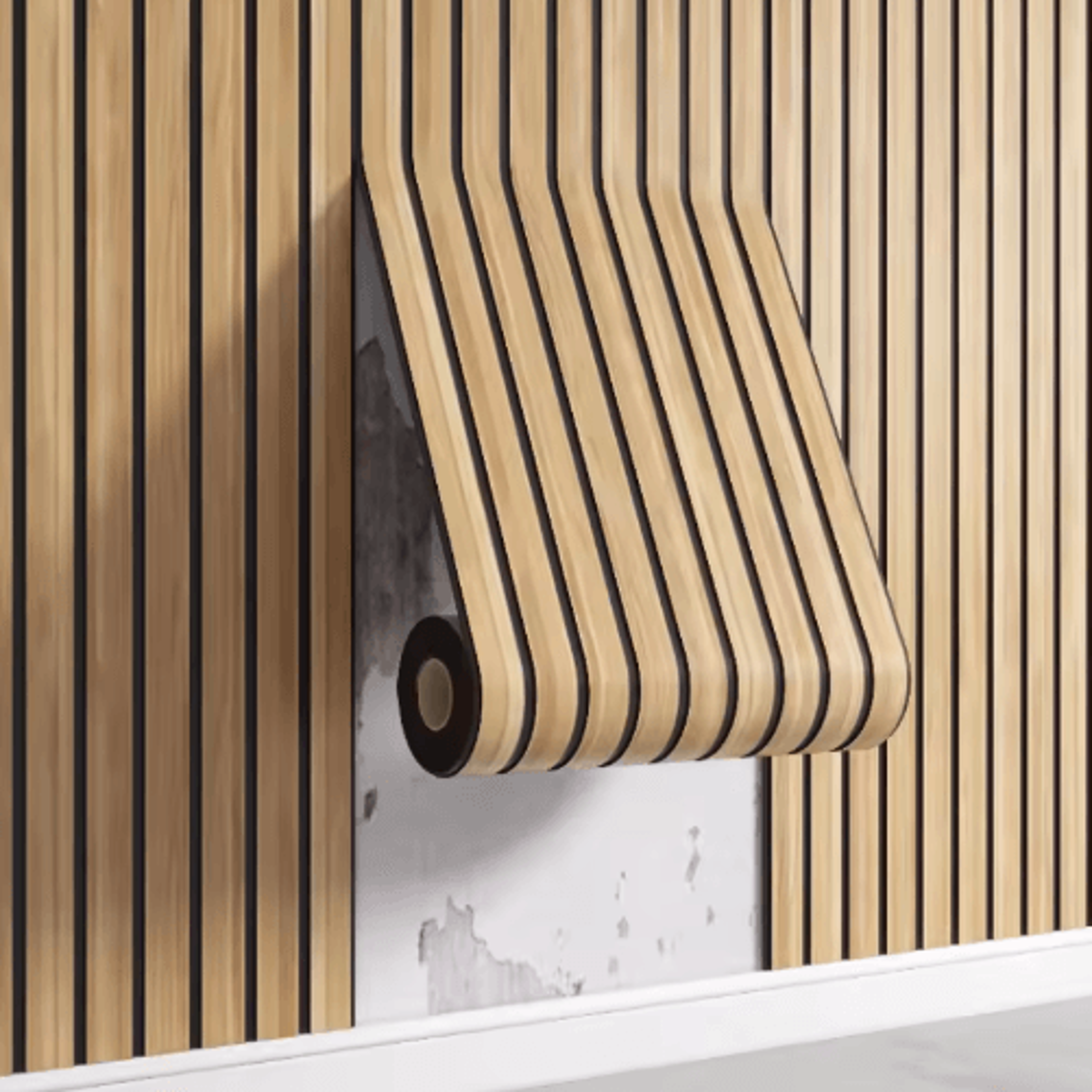 SelfAdhesive 3D Grille Wall Panel Roll For Modern Home Decor 8