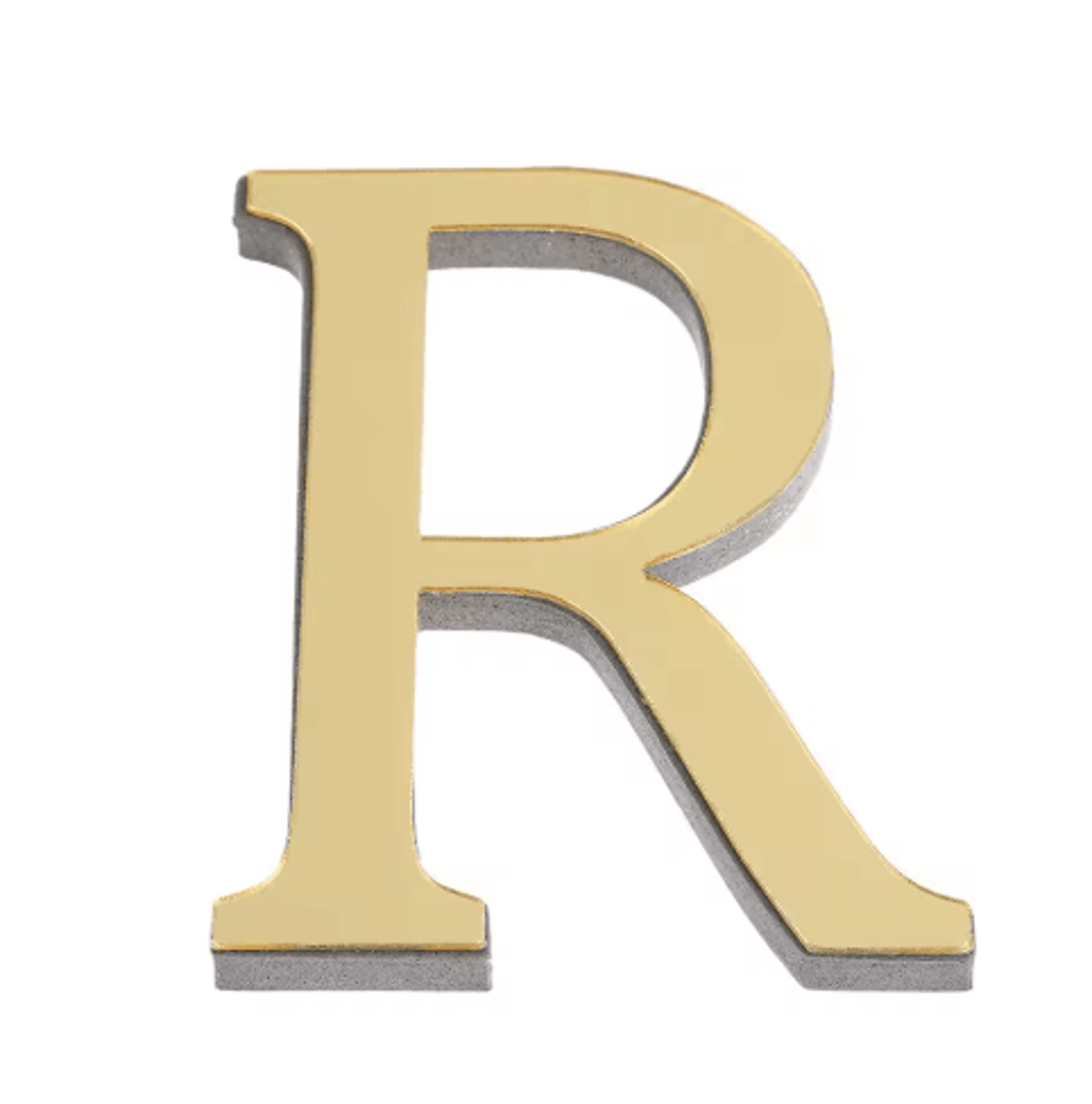 DIY 3D Mirror Alphabet Letter Wall Stickers For Personalized Decor 26