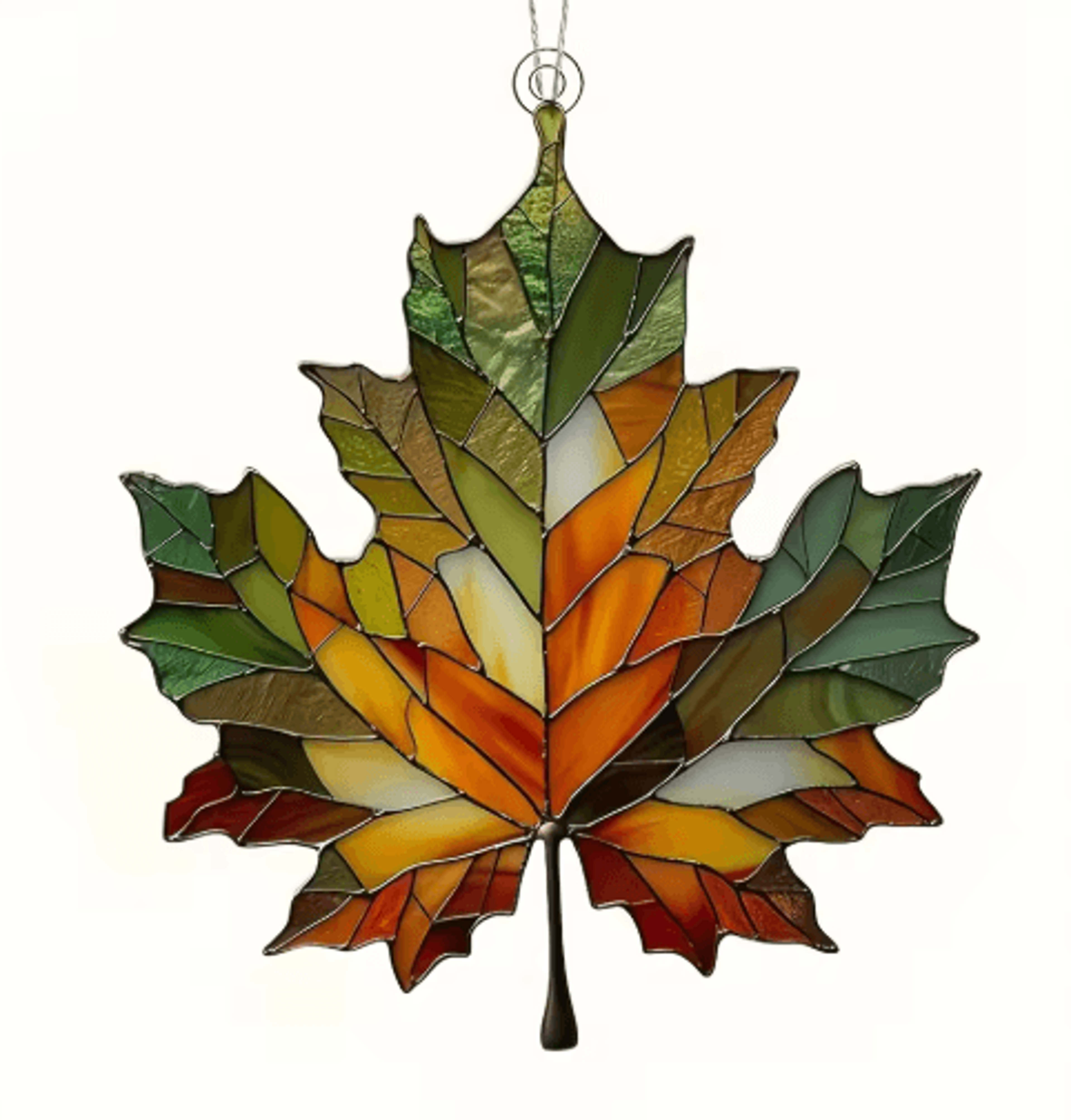 Thanksgiving Acrylic Maple Leaf Light Catcher For Fall Decor 1
