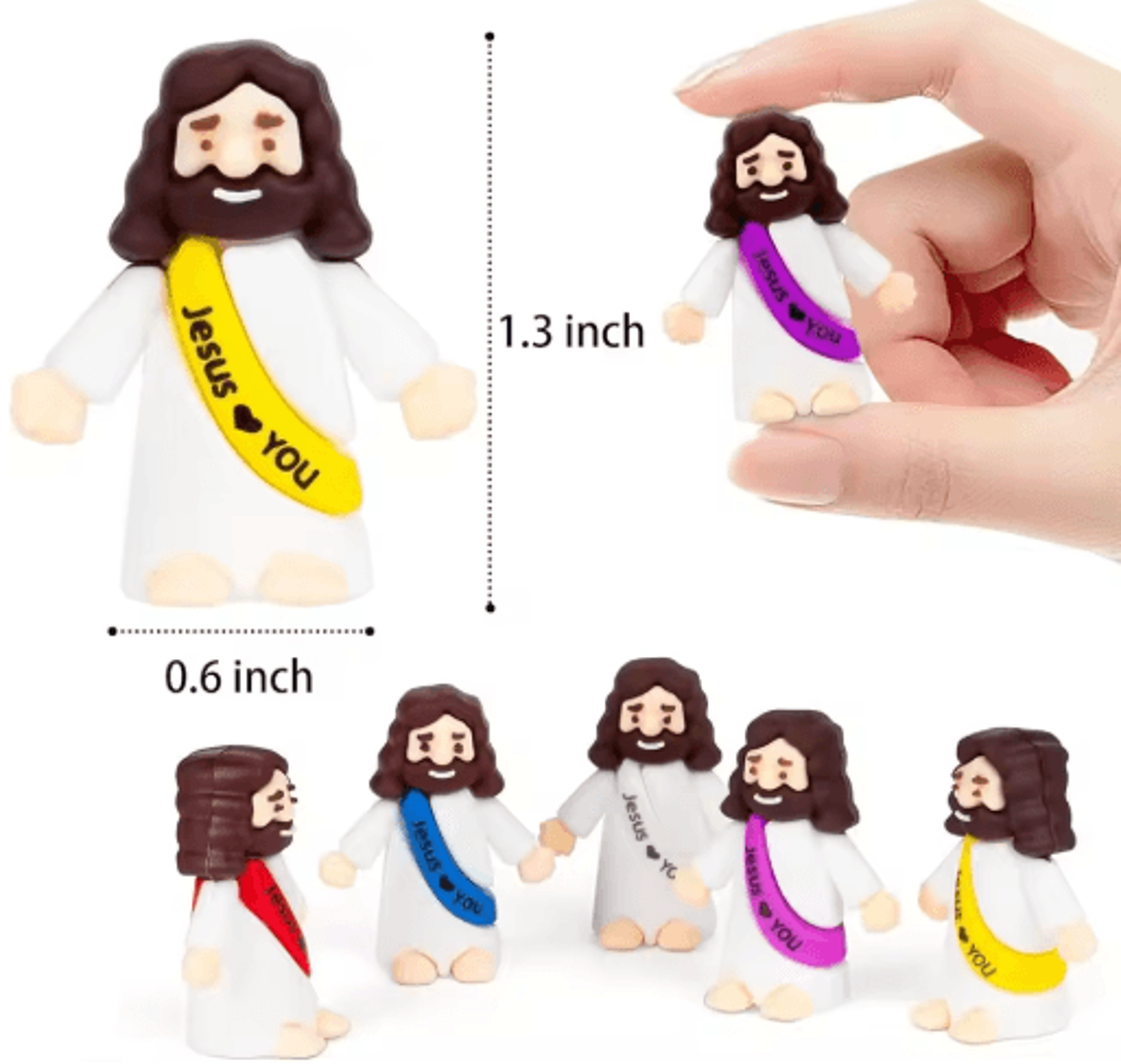 20Piece Mini Jesus Figures For Sunday School And Easter Gifts 1