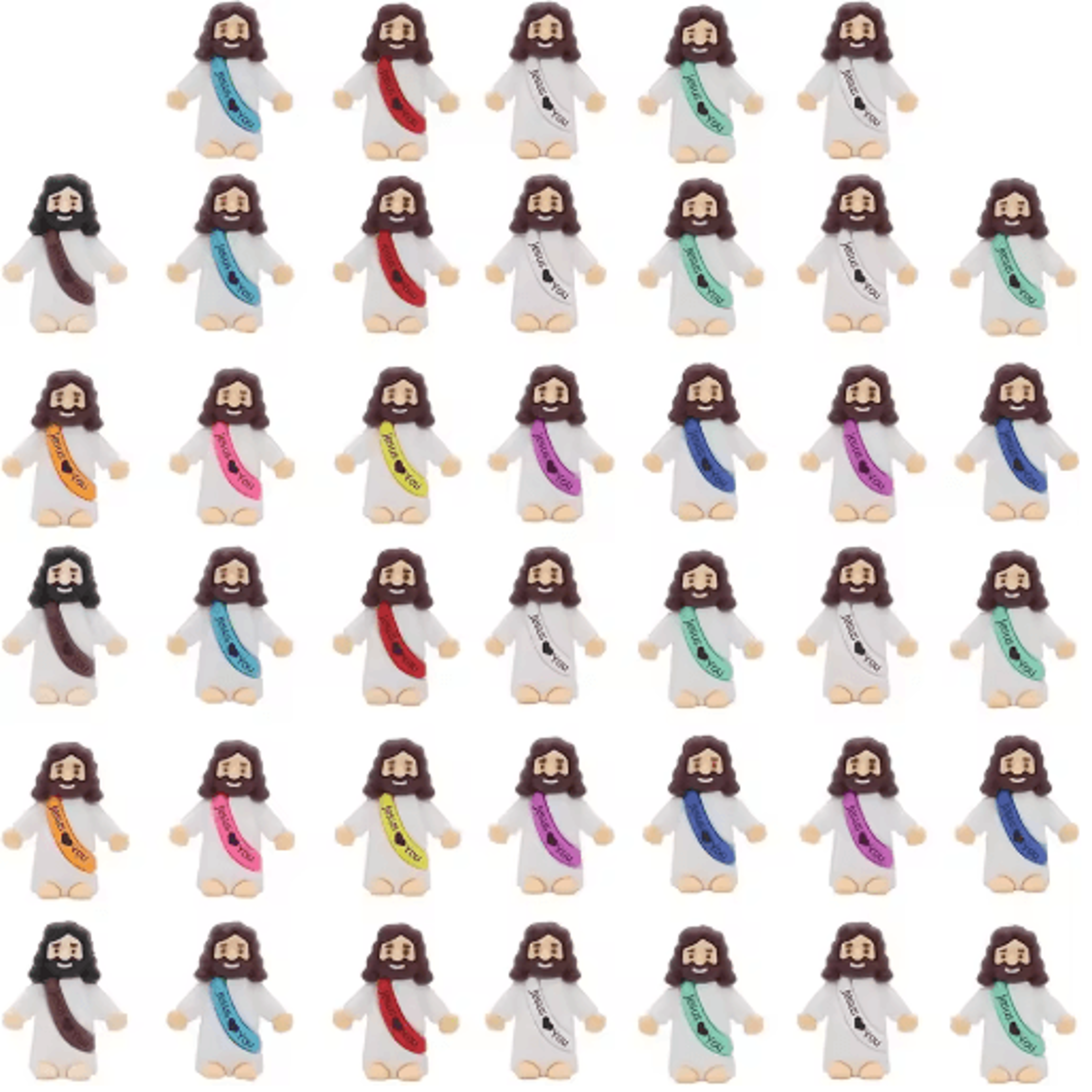 20Piece Mini Jesus Figures For Sunday School And Easter Gifts 0