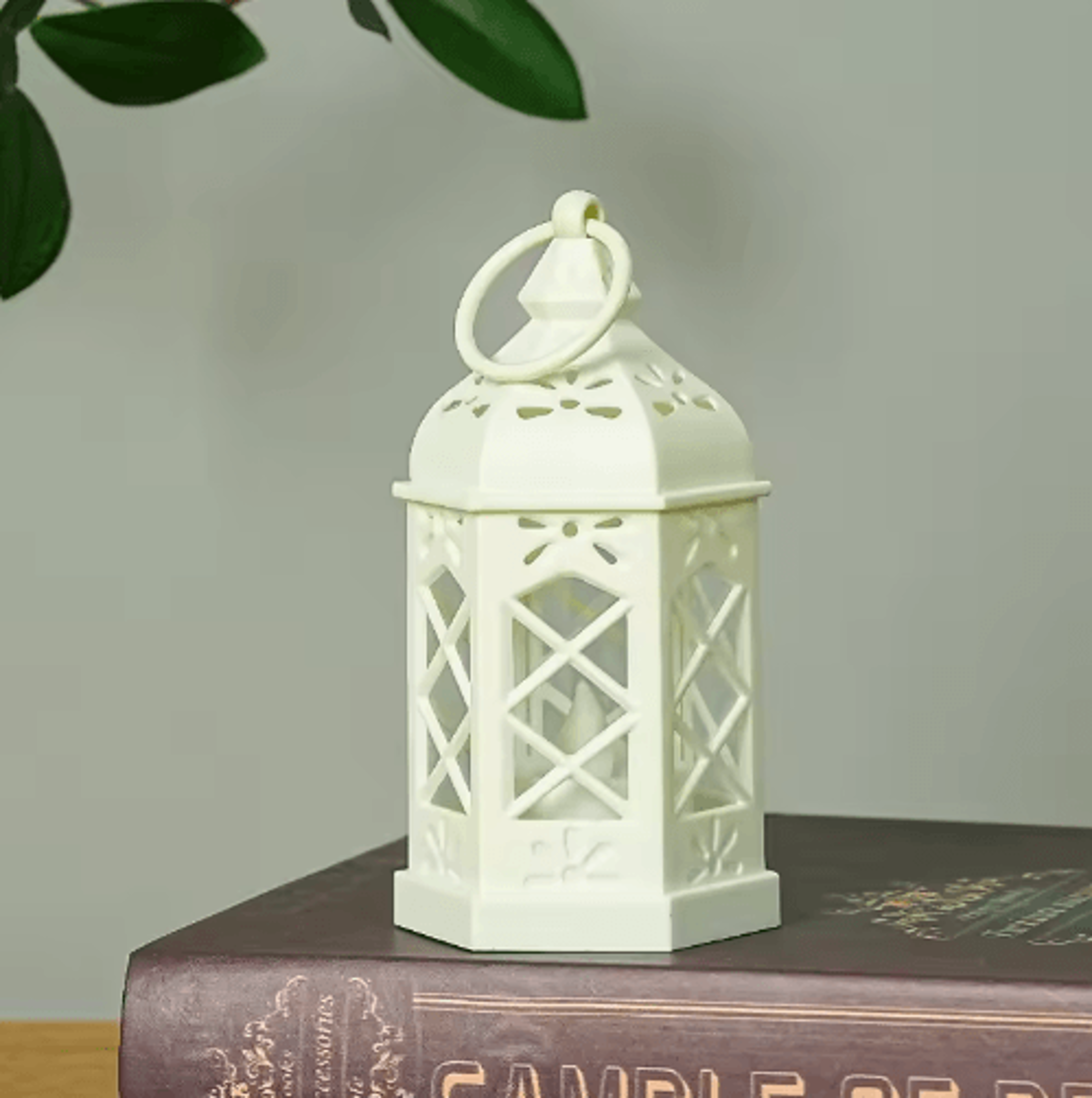 Retro Hexagonal LED Wind Lamp For Desktop And Home Decor 2