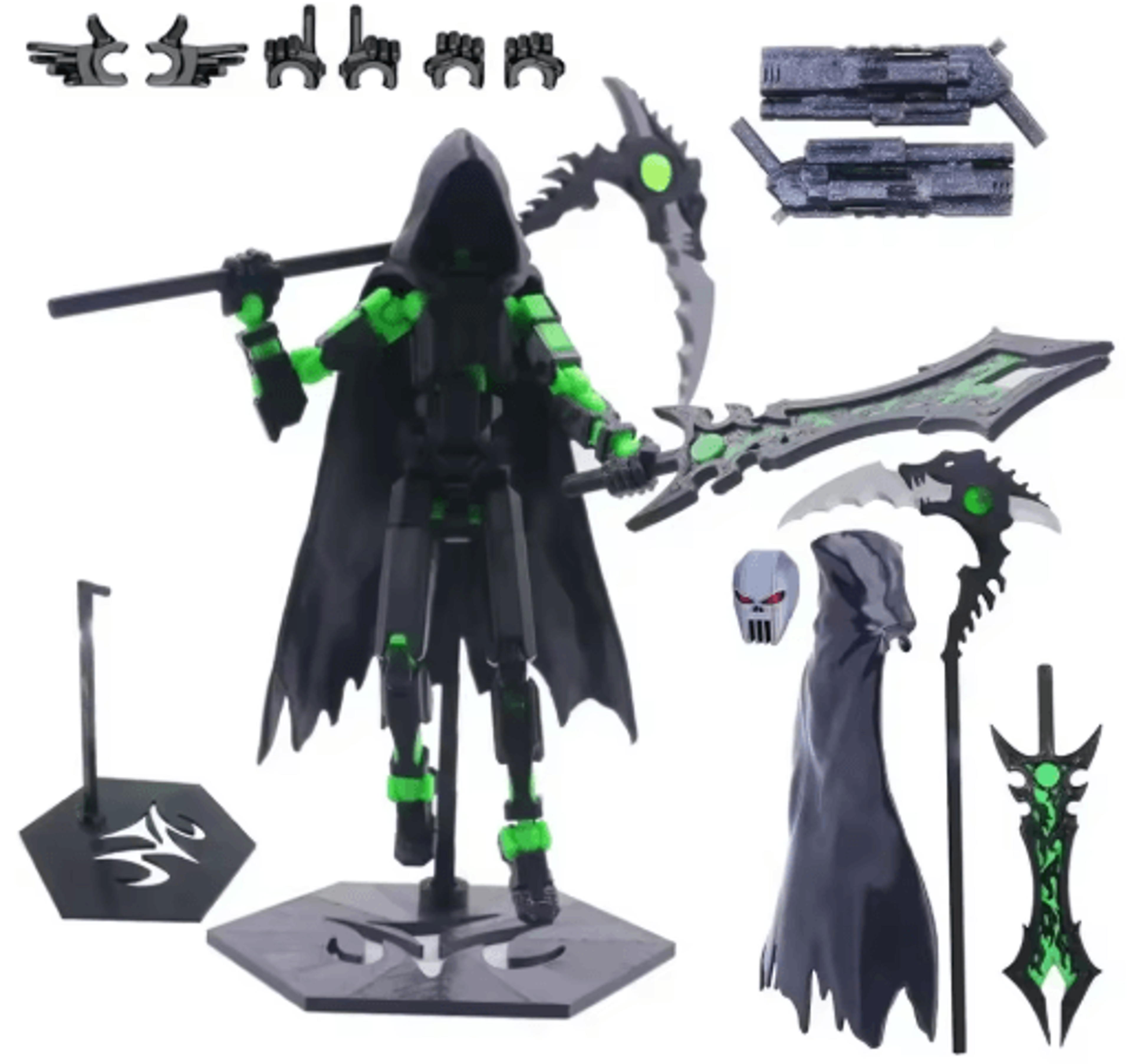 T13 Death Swordsman MultiJointed Action Figure 6