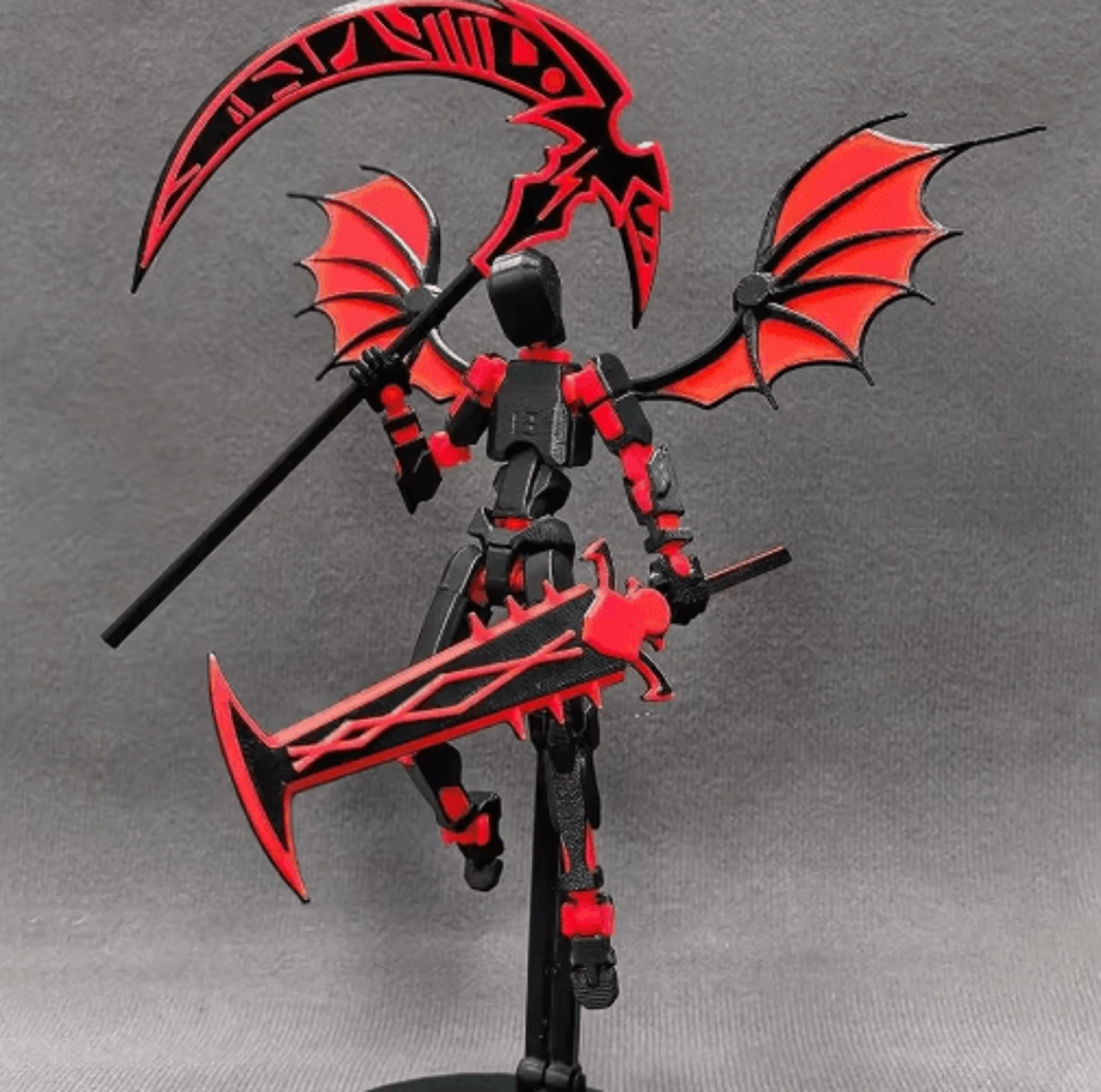 3D Printed Reaper Robot MultiJointed Action Figure 0