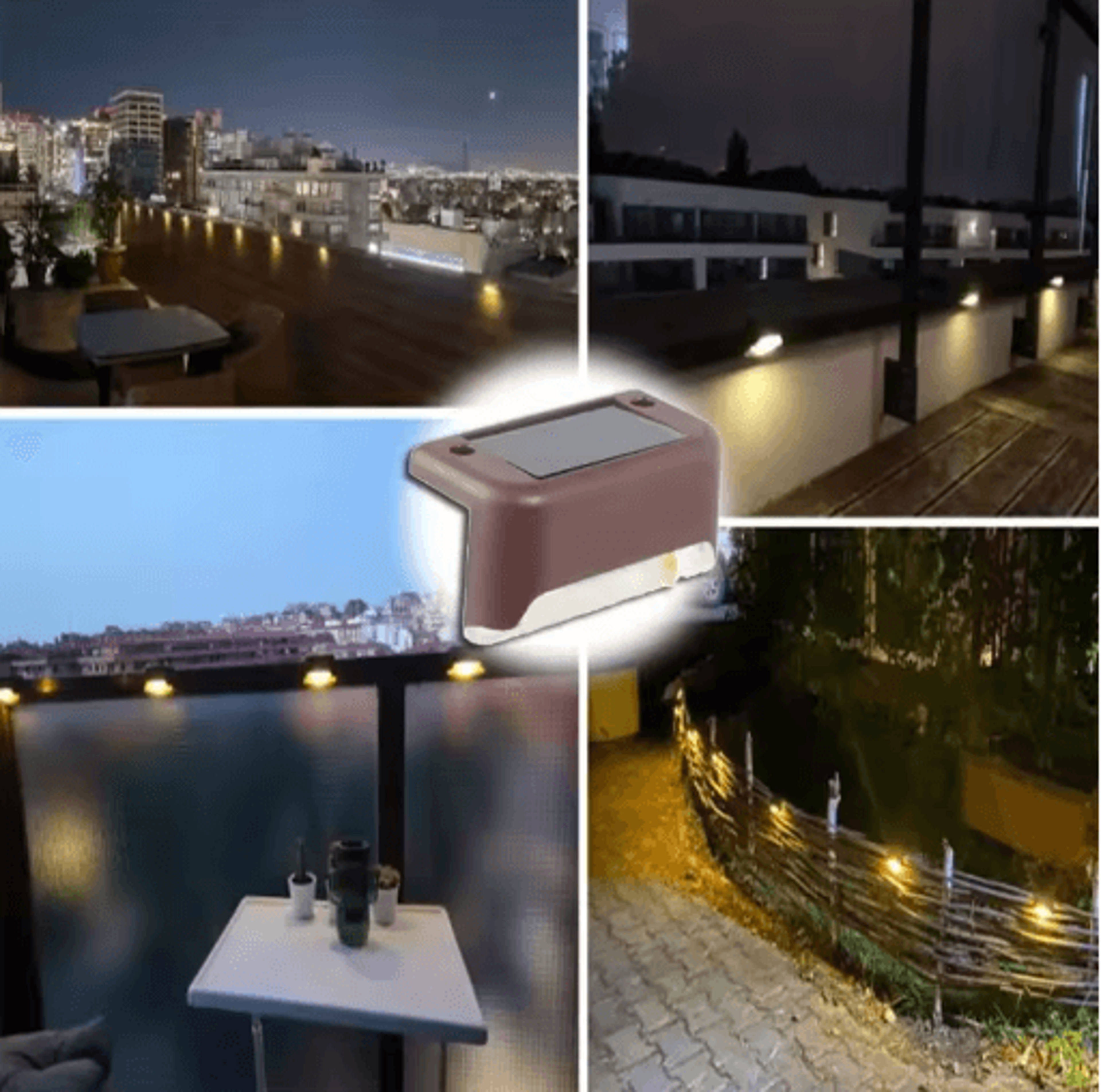 120PCS Solar Deck Lights For Stairs Fences And Pathways 4