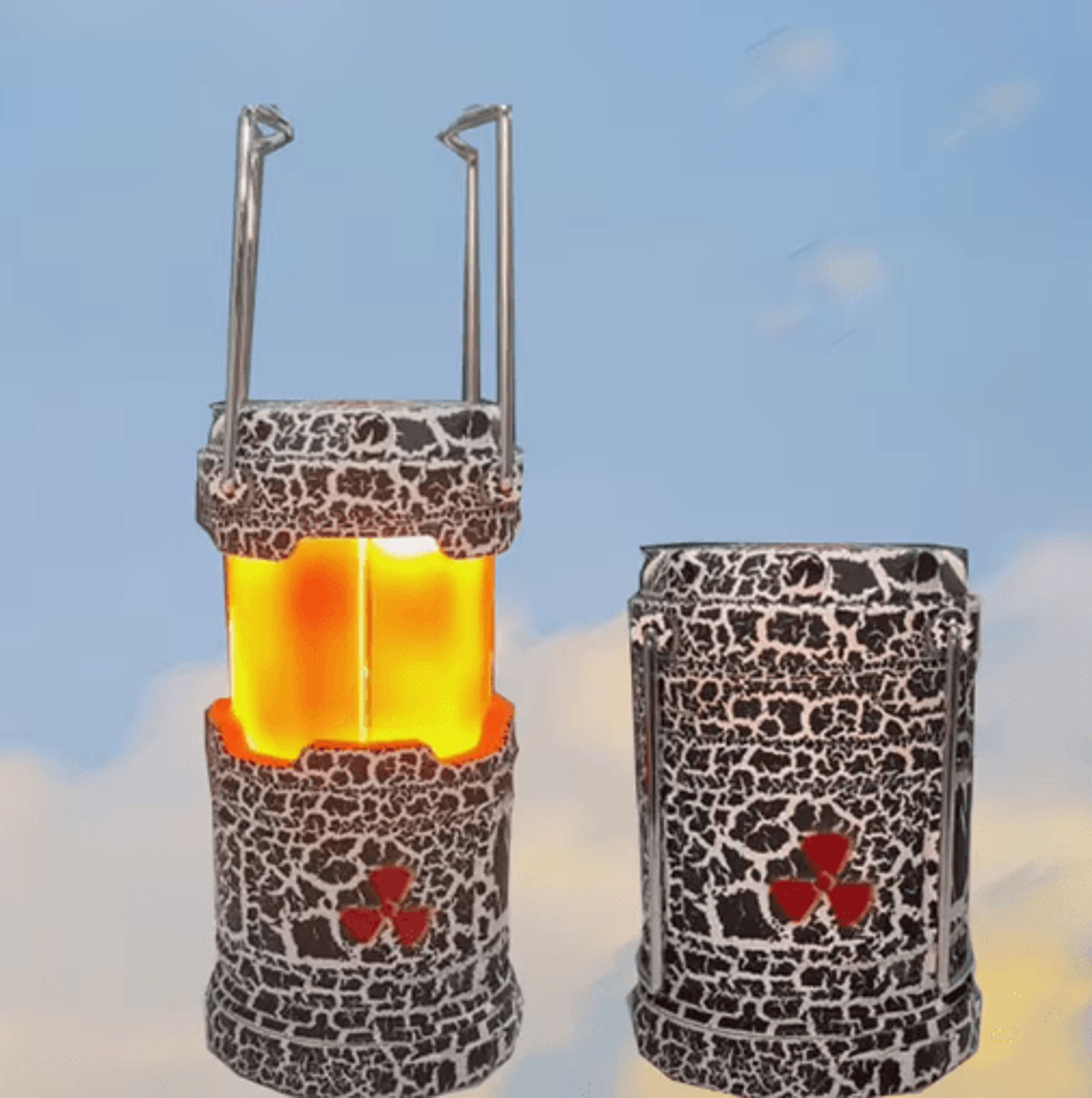 Mini Nuclear Reactor Simulation Lantern Handheld Light 3