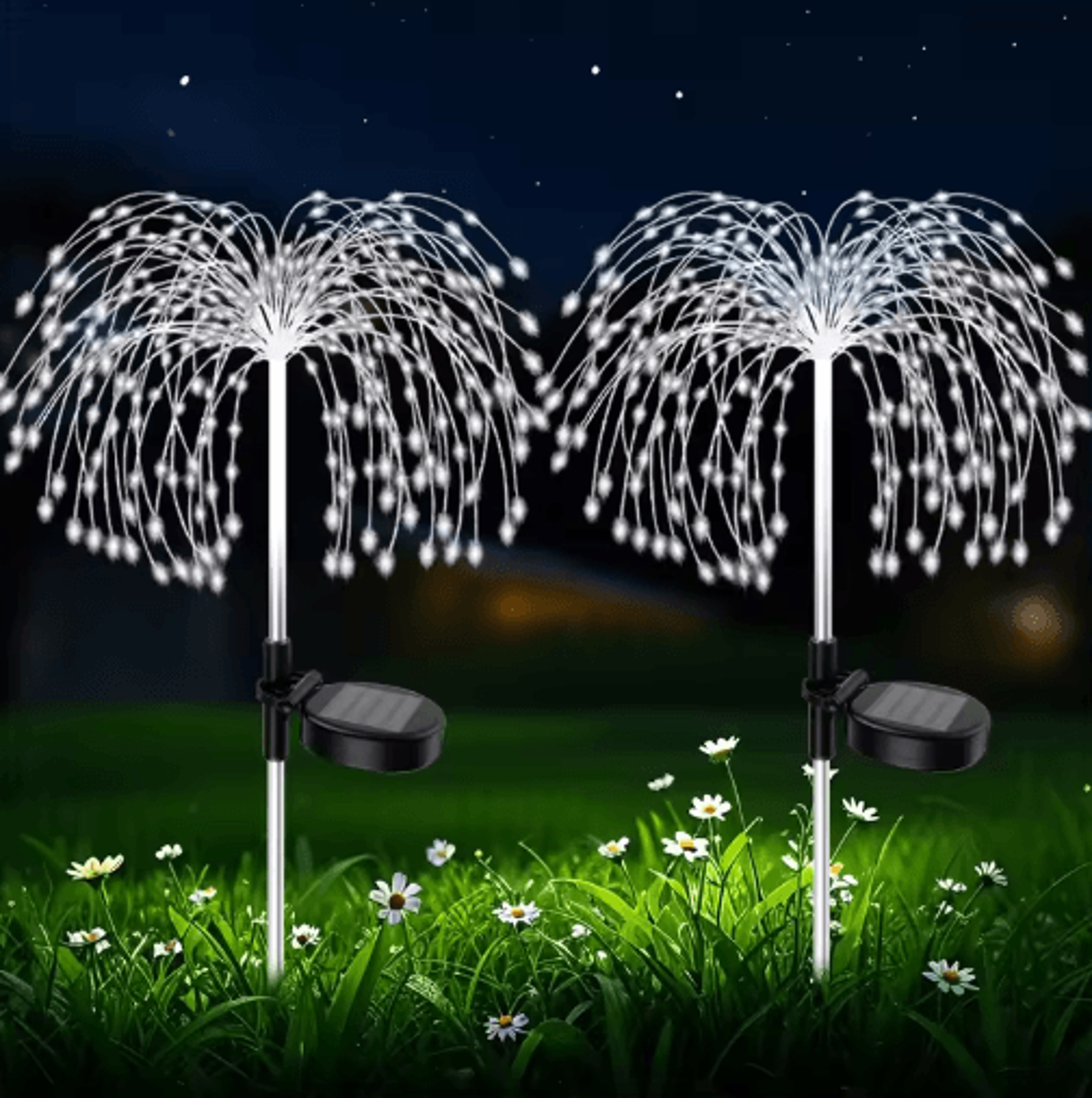 200LED Solar Firework Lights For Outdoor Garden Decor 3