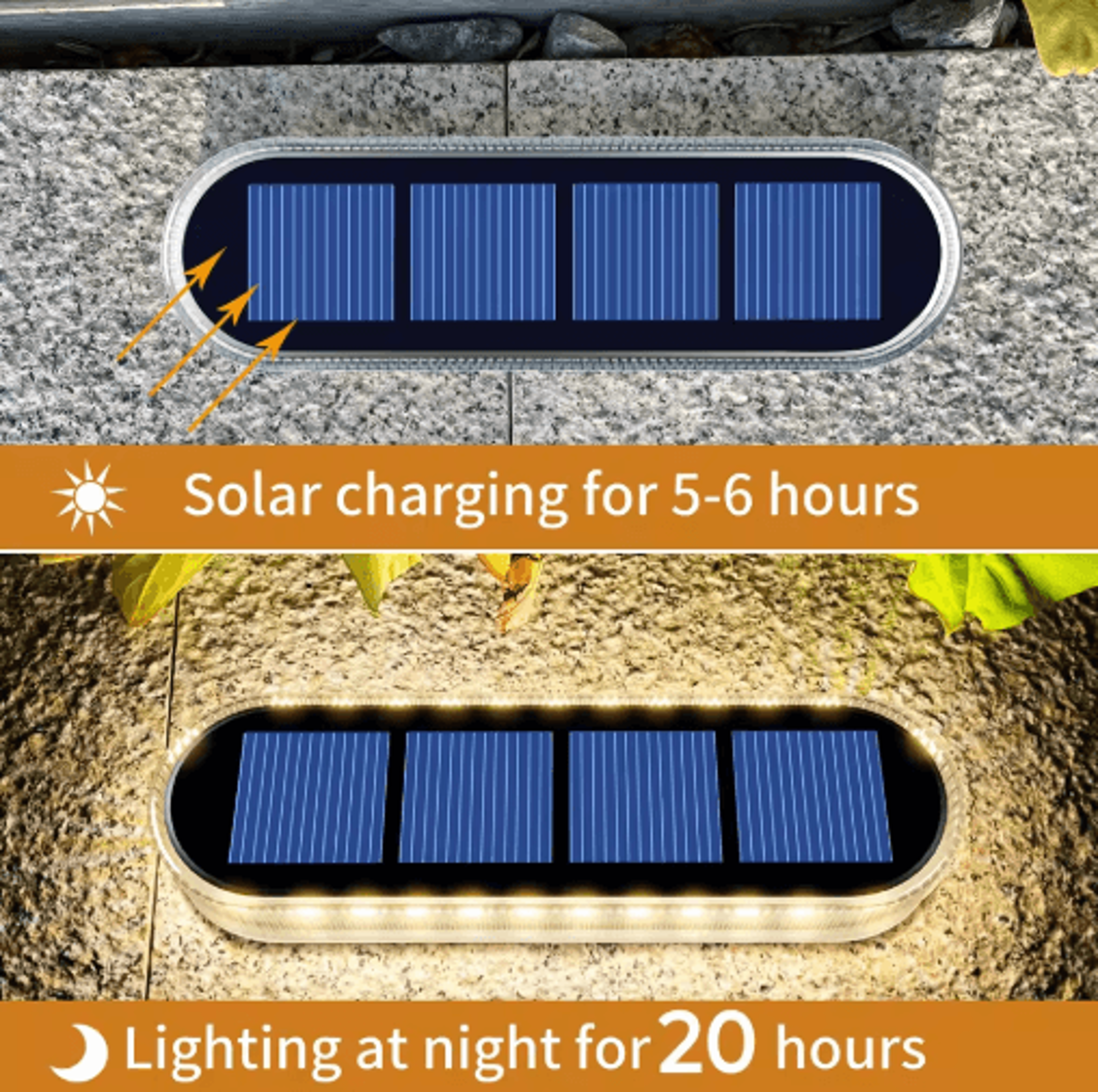 4Pack Solar Deck Lights For Steps Stairs And Driveways 8