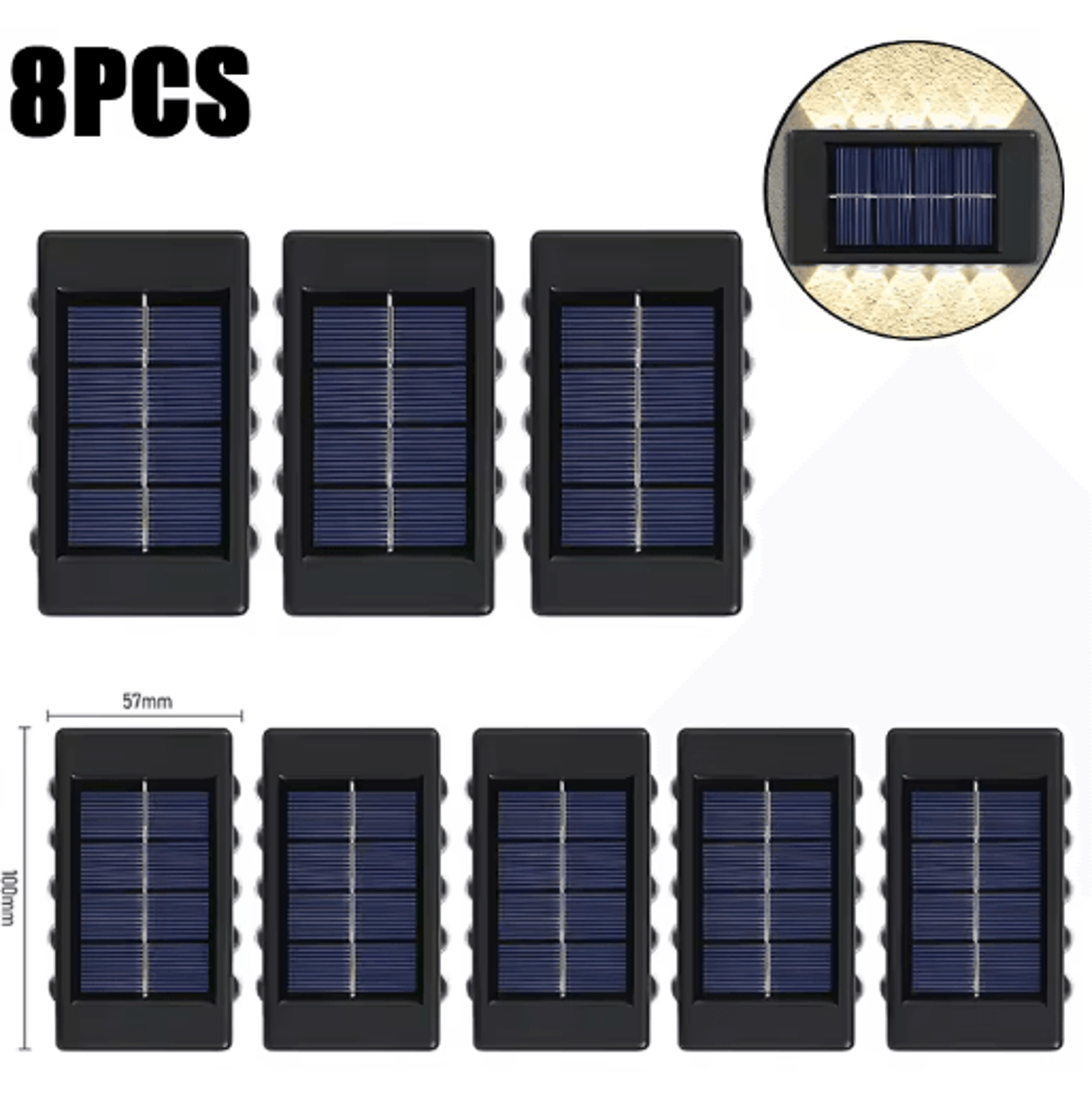 10LED Solar Up And Down Outdoor Wall Light 7
