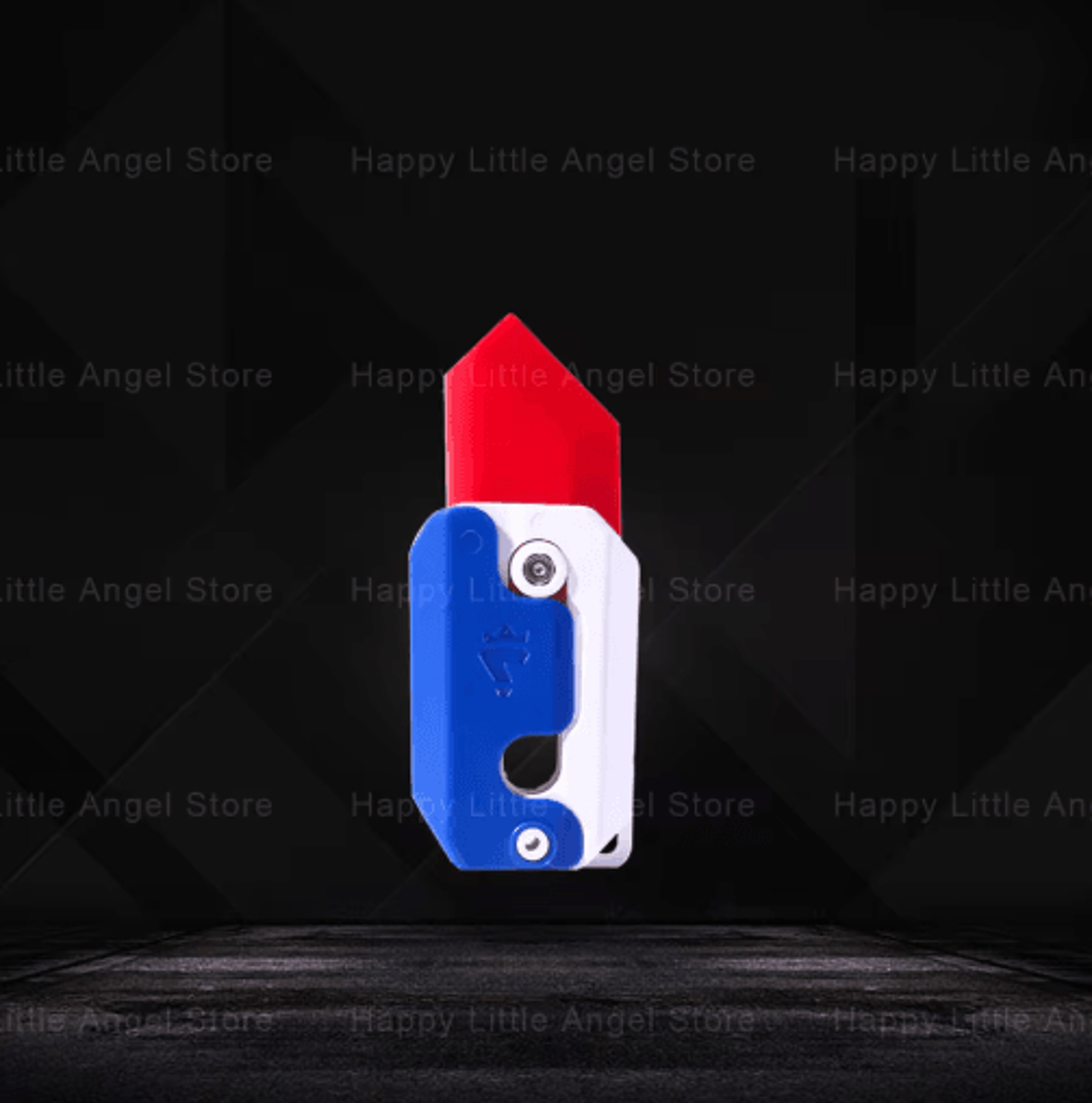 3D Printed Carrot ButterflyStyle Fidget Toy 1