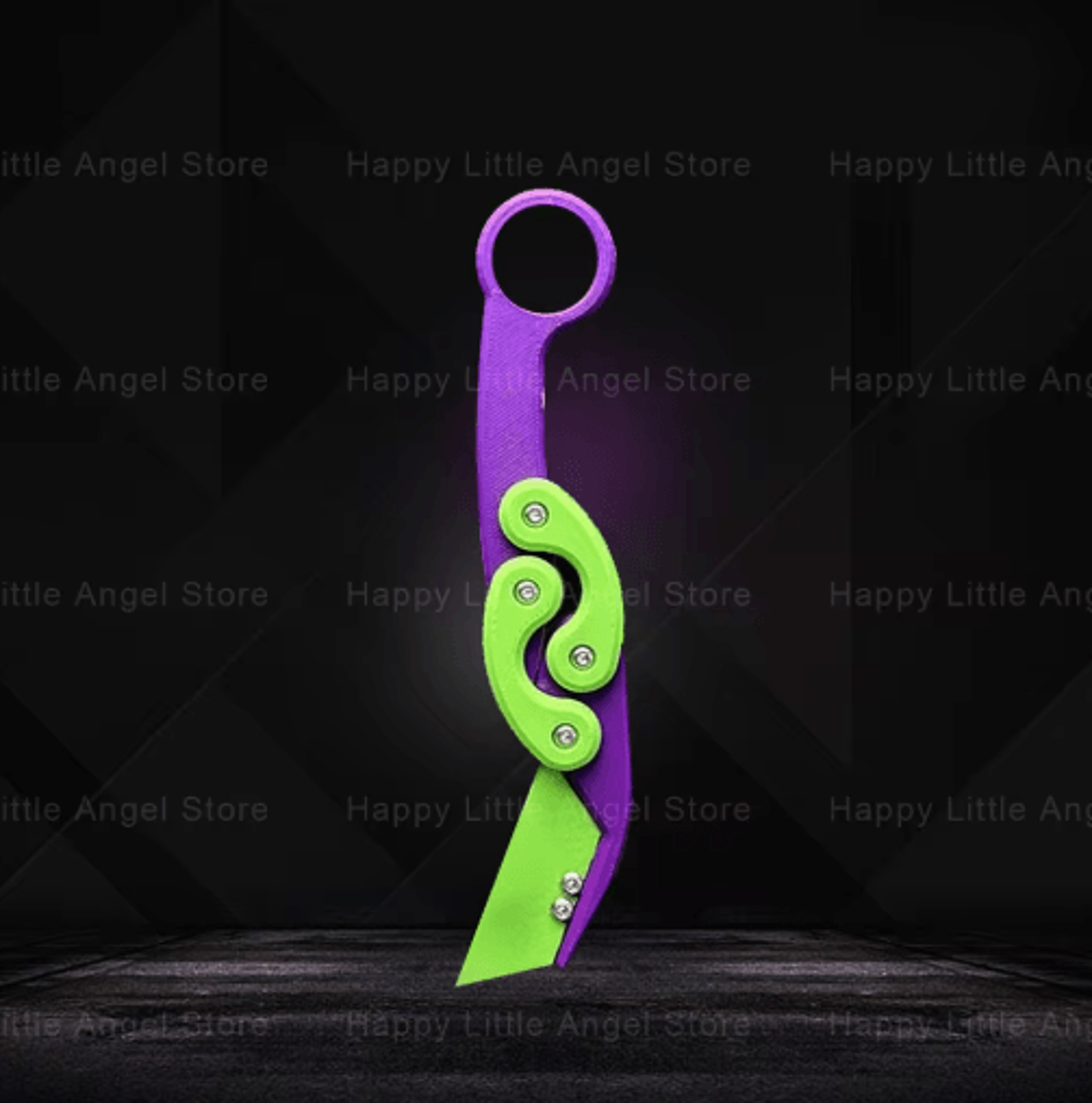 3D Printed Carrot ButterflyStyle Fidget Toy 8