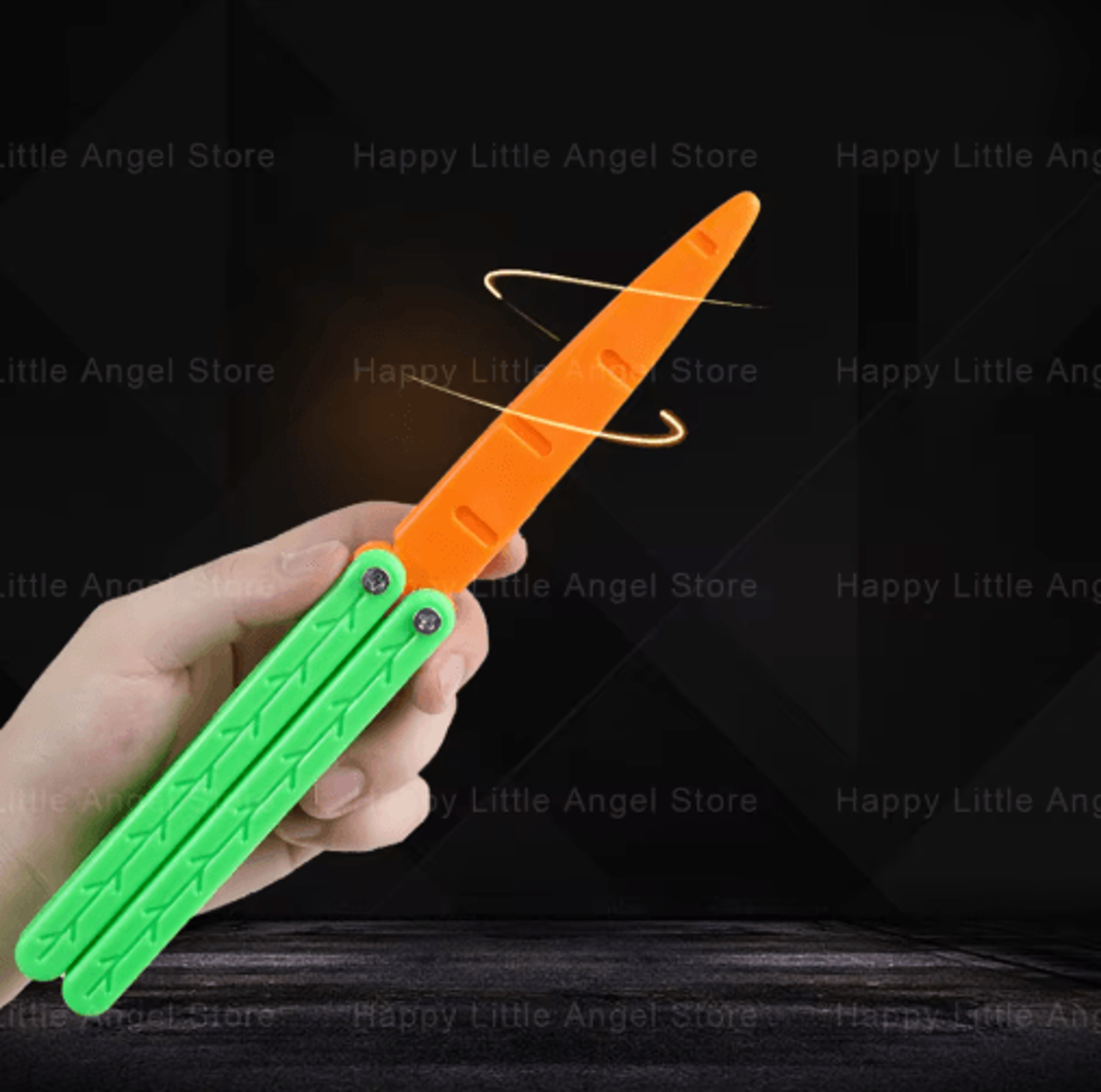 3D Printed Carrot ButterflyStyle Fidget Toy 22