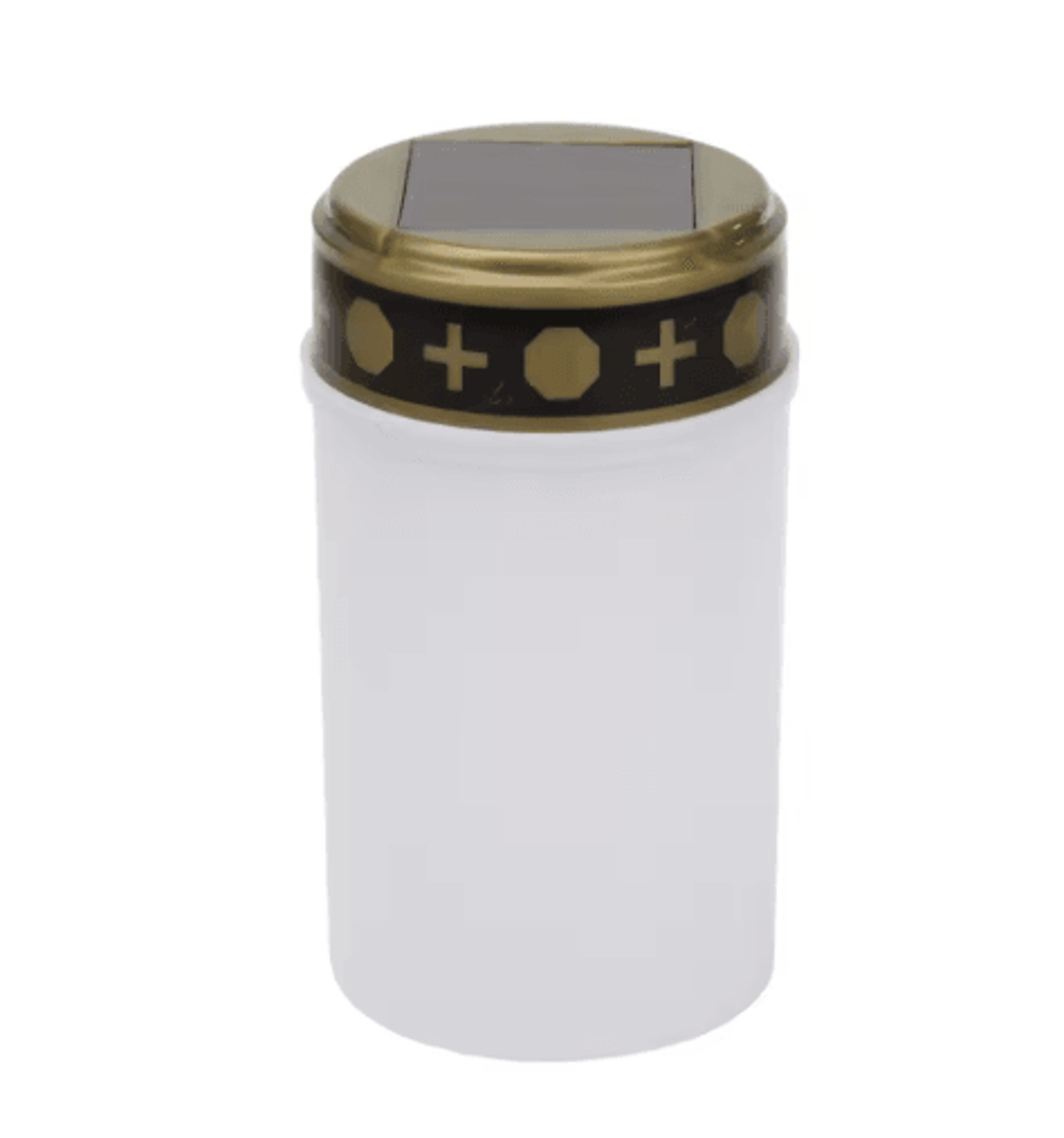 Solar Powered Flameless LED Candle Light For Memorial And Outdoor Decor 2
