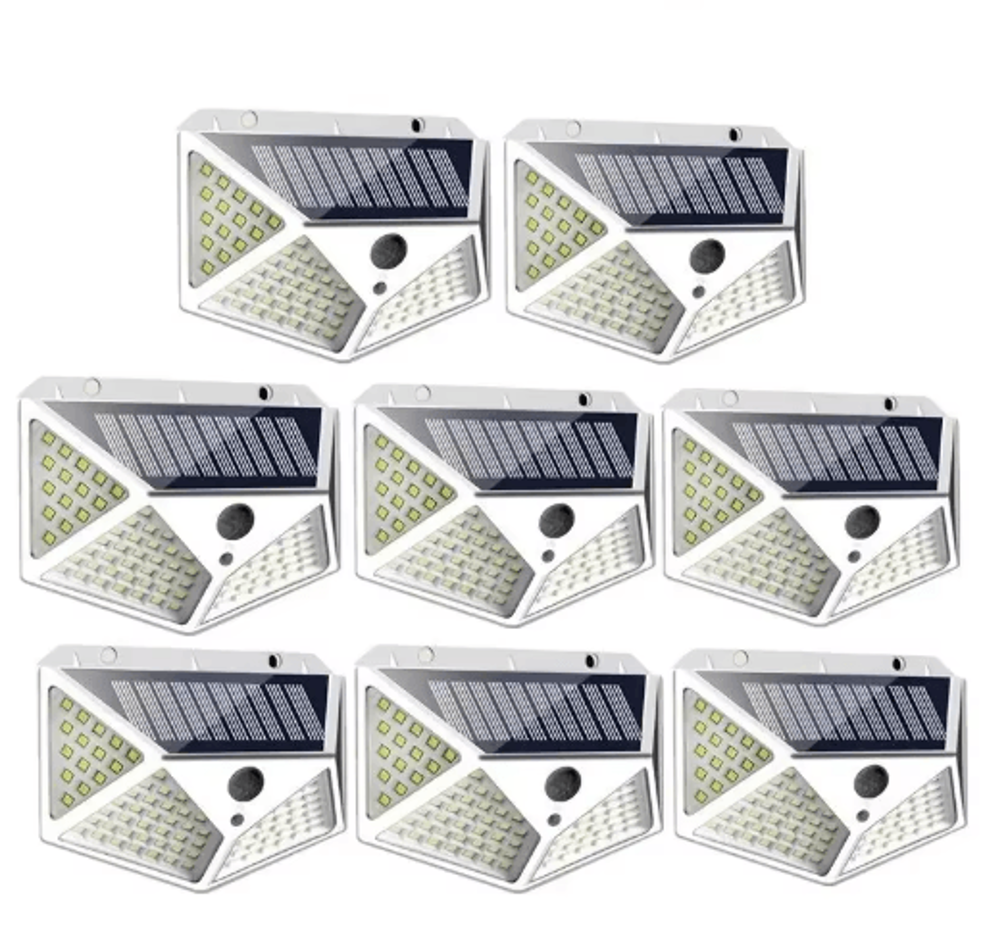 100LED Solar Wall Light With PIR Motion Sensor 0