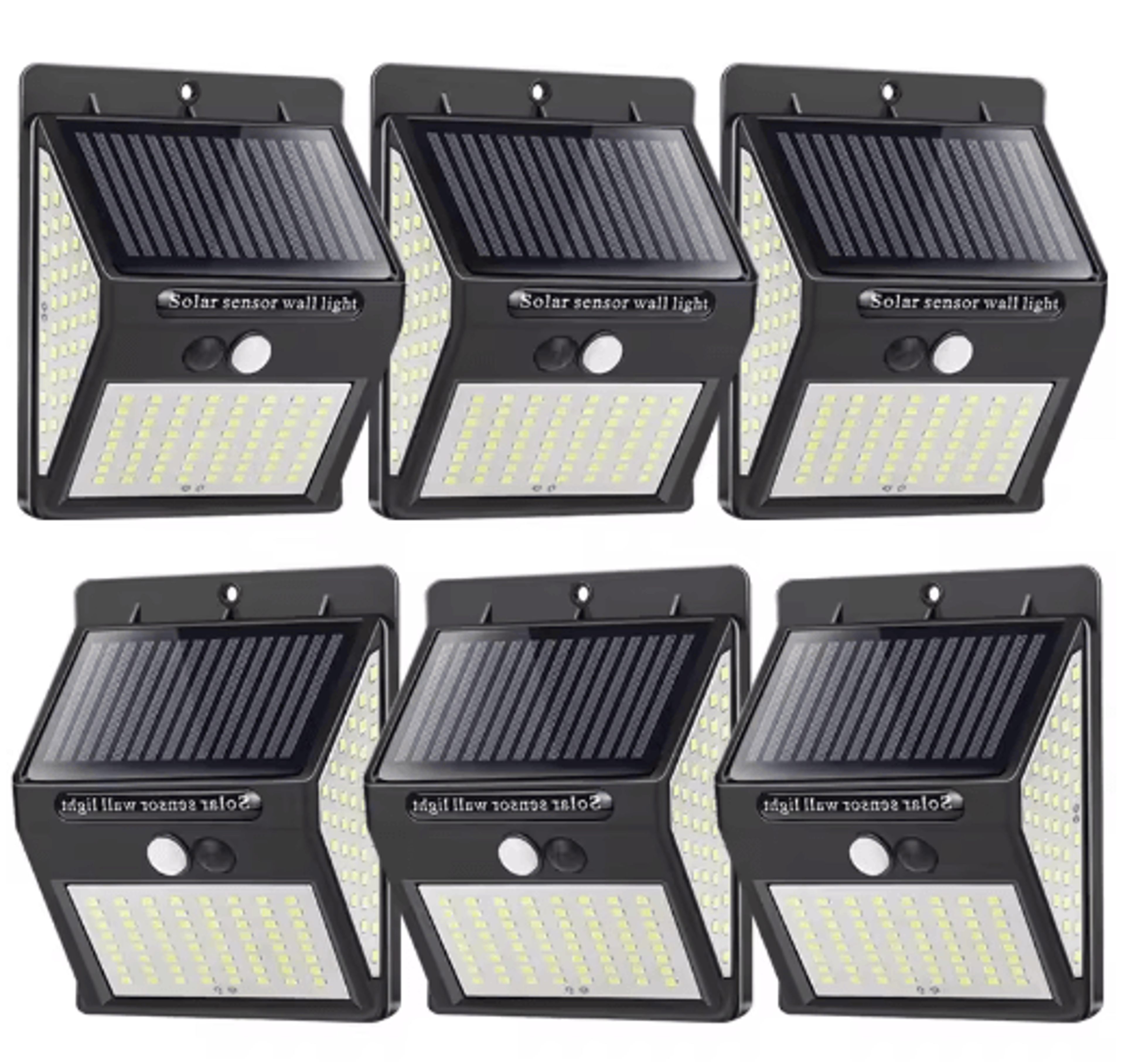 144LED Solar Wall Light With PIR Motion Sensor 1