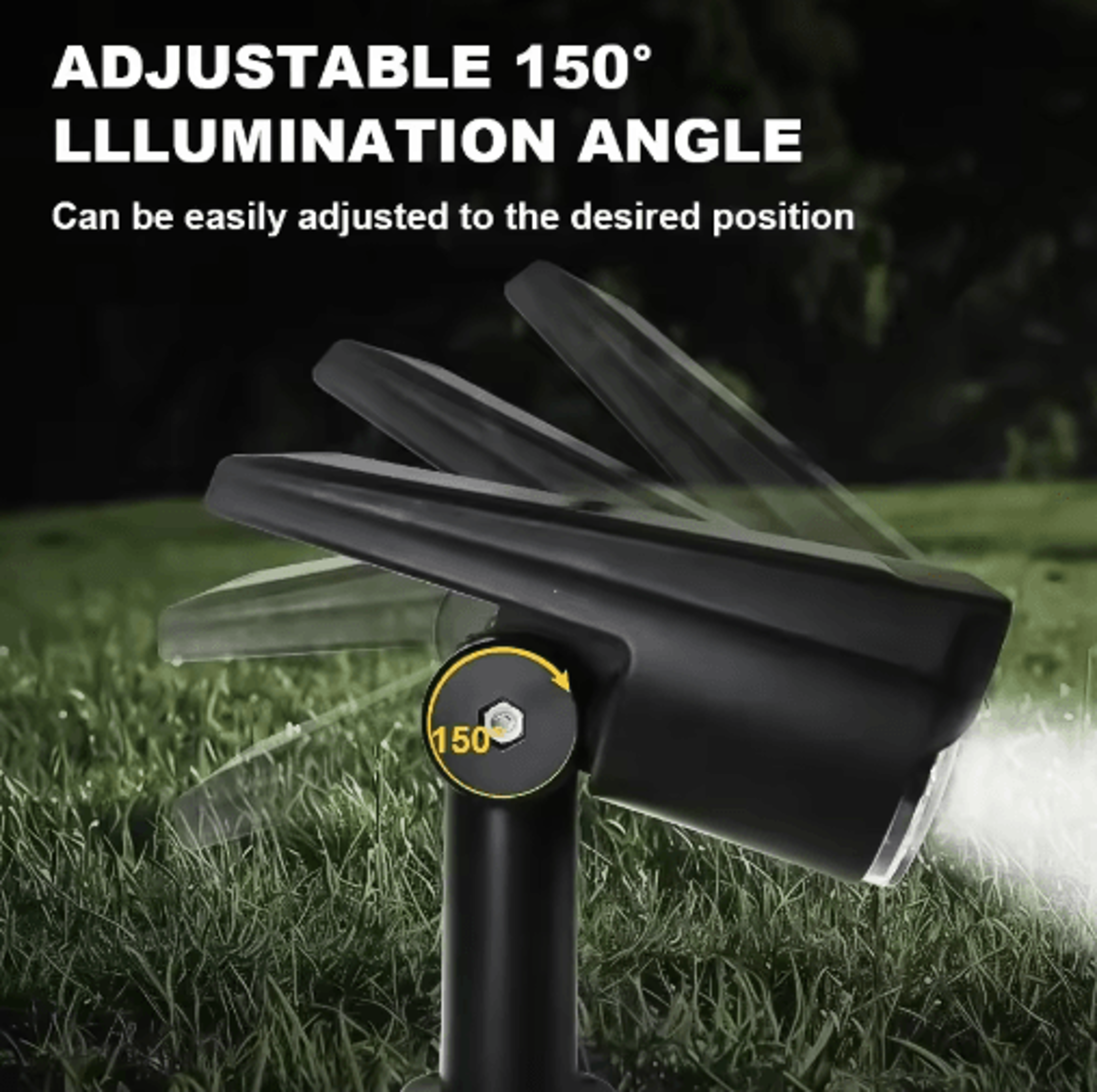 Dual LED ColorChanging Solar Landscape Spotlight 5
