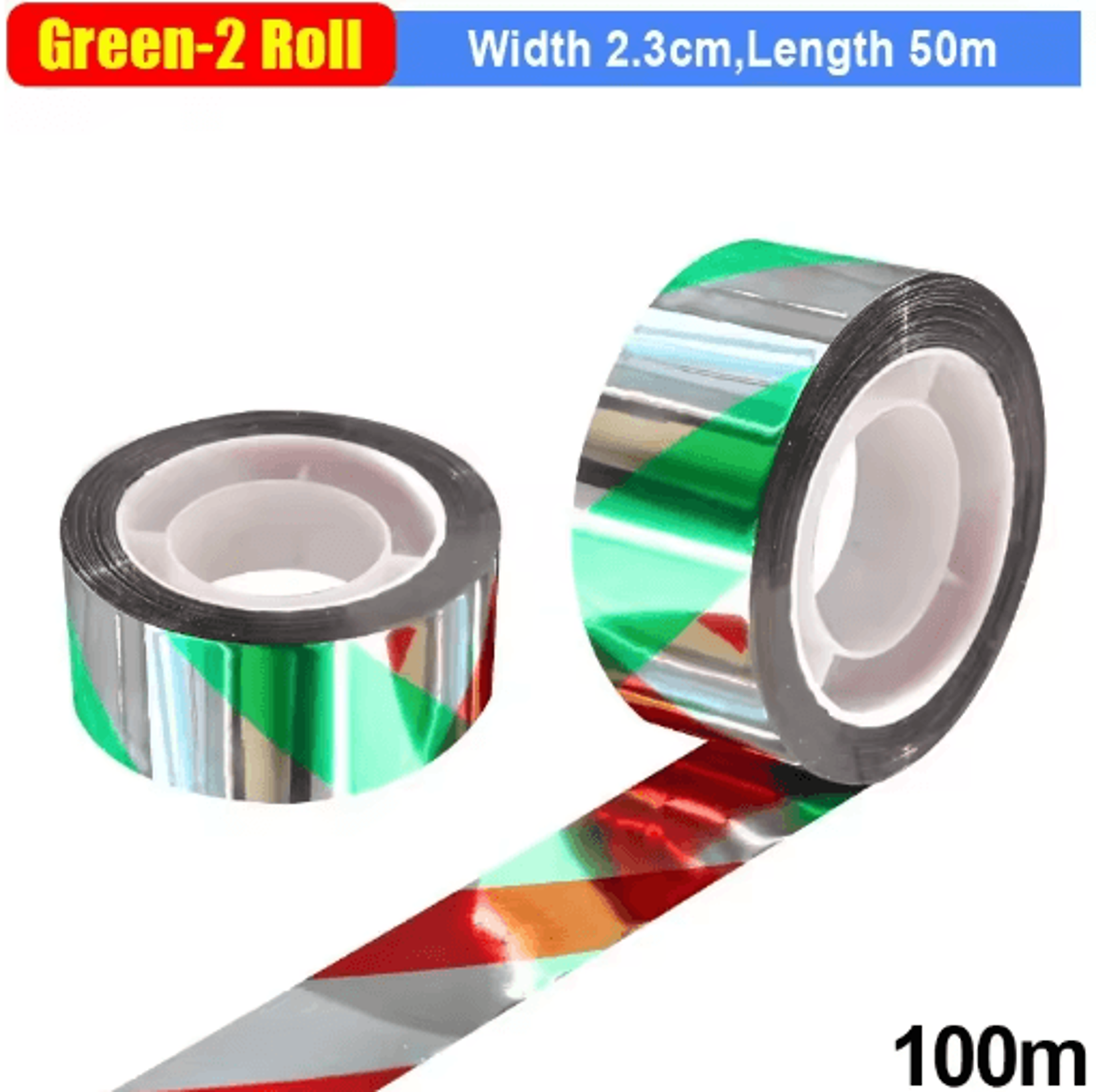 DoubleSided Reflective Bird Repellent Scare Tape 8