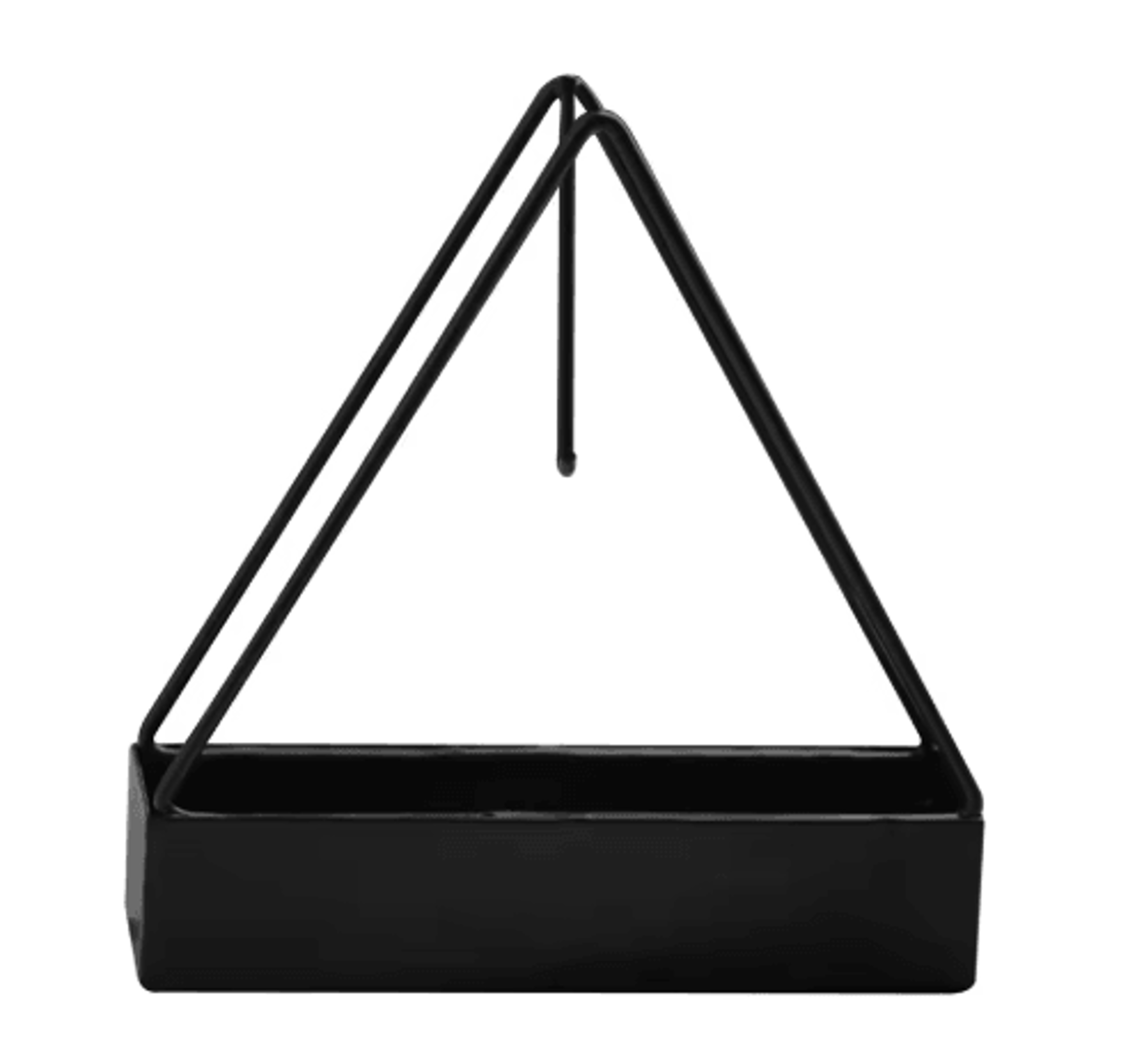 Triangular Wrought Iron Mosquito Coil Holder With Tray 2