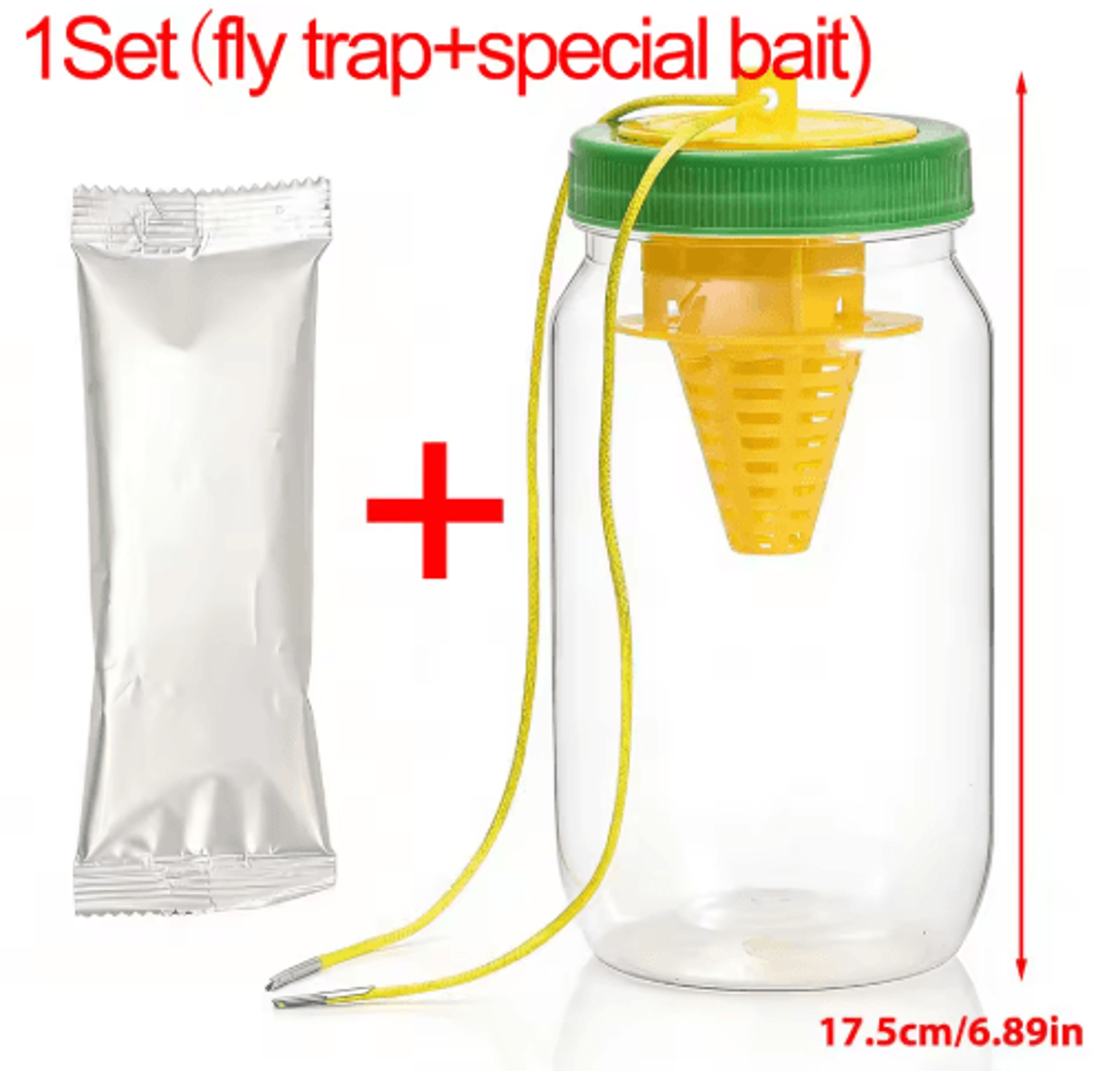 Reusable Hanging Fly Wasp  Hornet Insect Trap 4