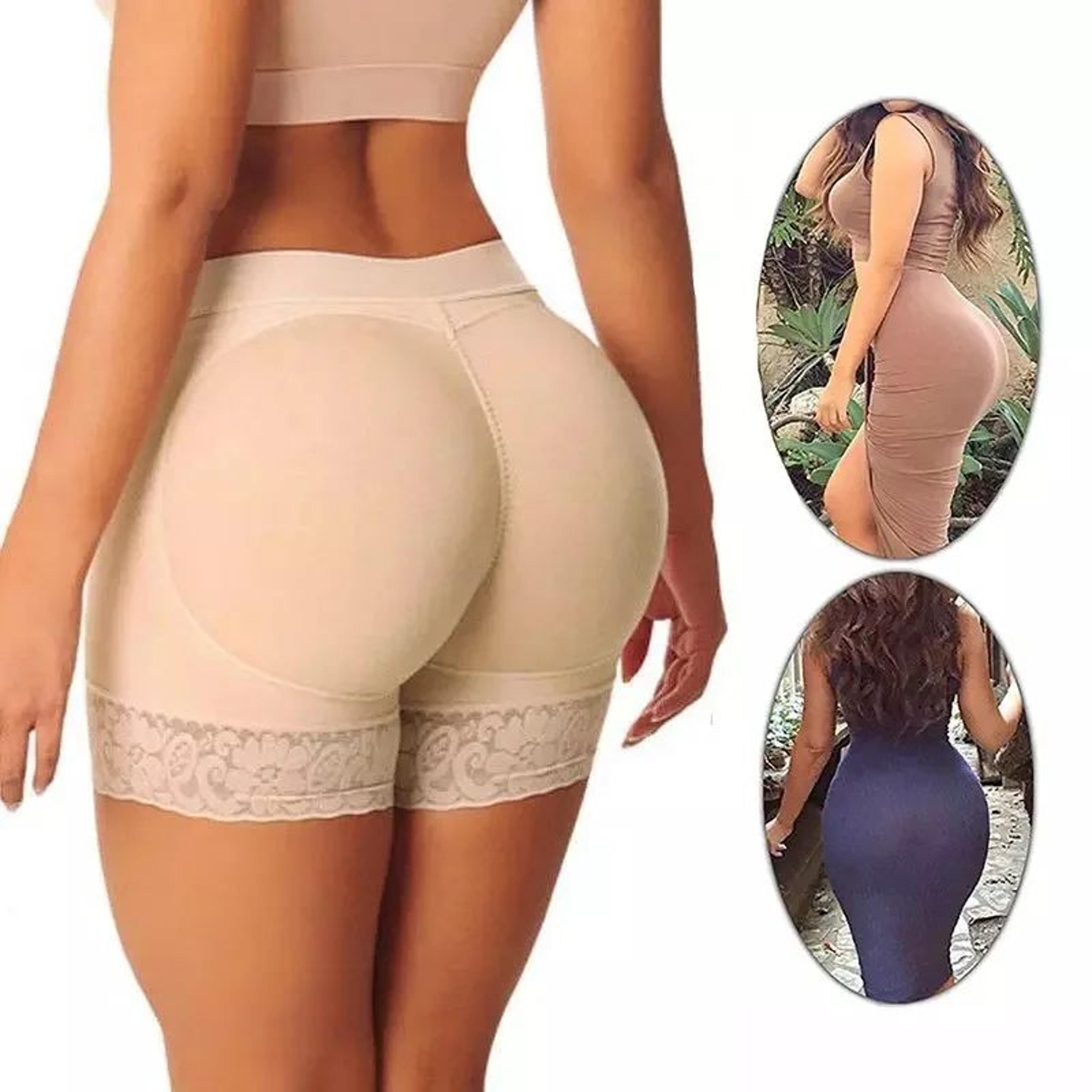 Womens High Waist Push Up Padded Panty  Hip Lifting Shaping Safety Underwear 7
