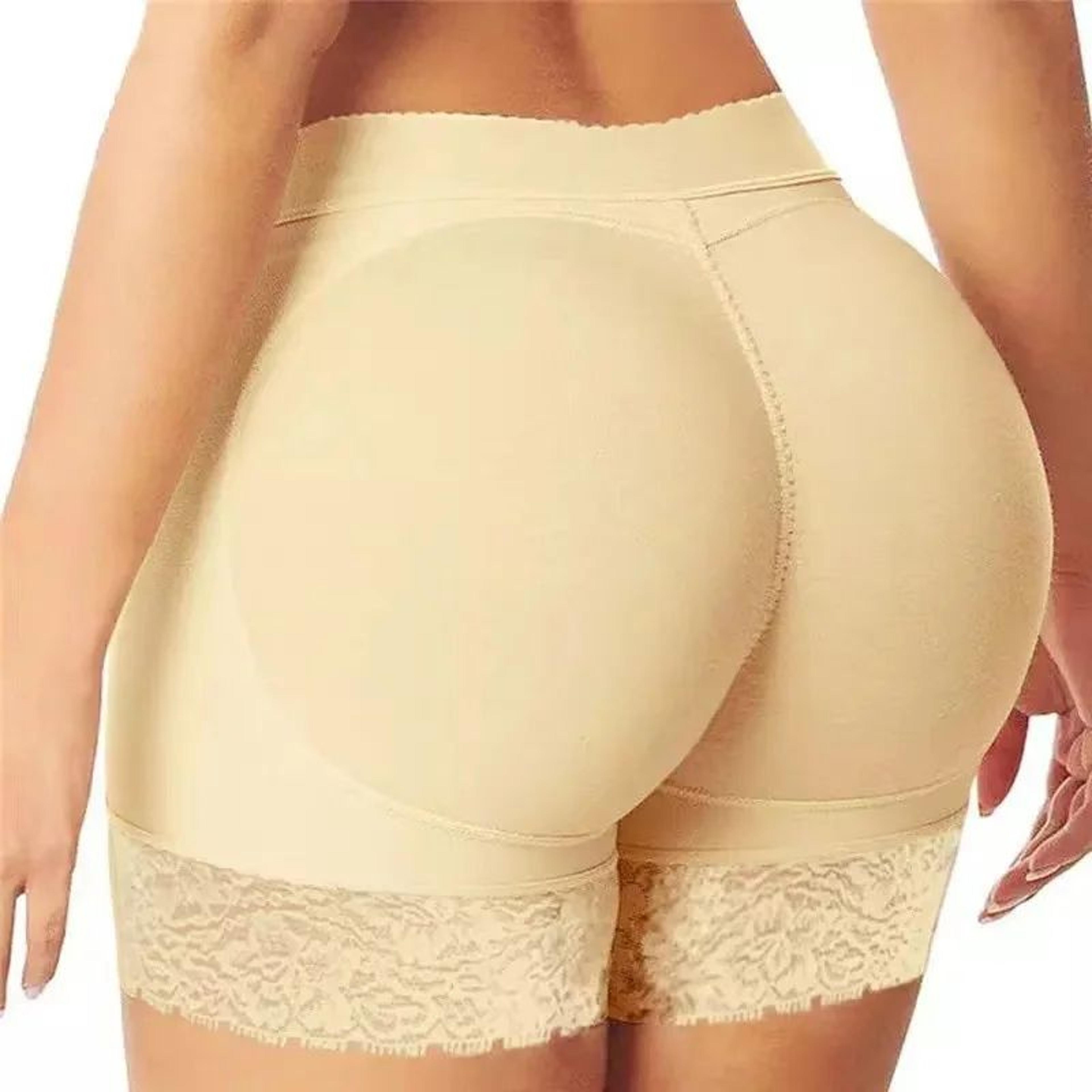 Womens High Waist Push Up Padded Panty  Hip Lifting Shaping Safety Underwear 1