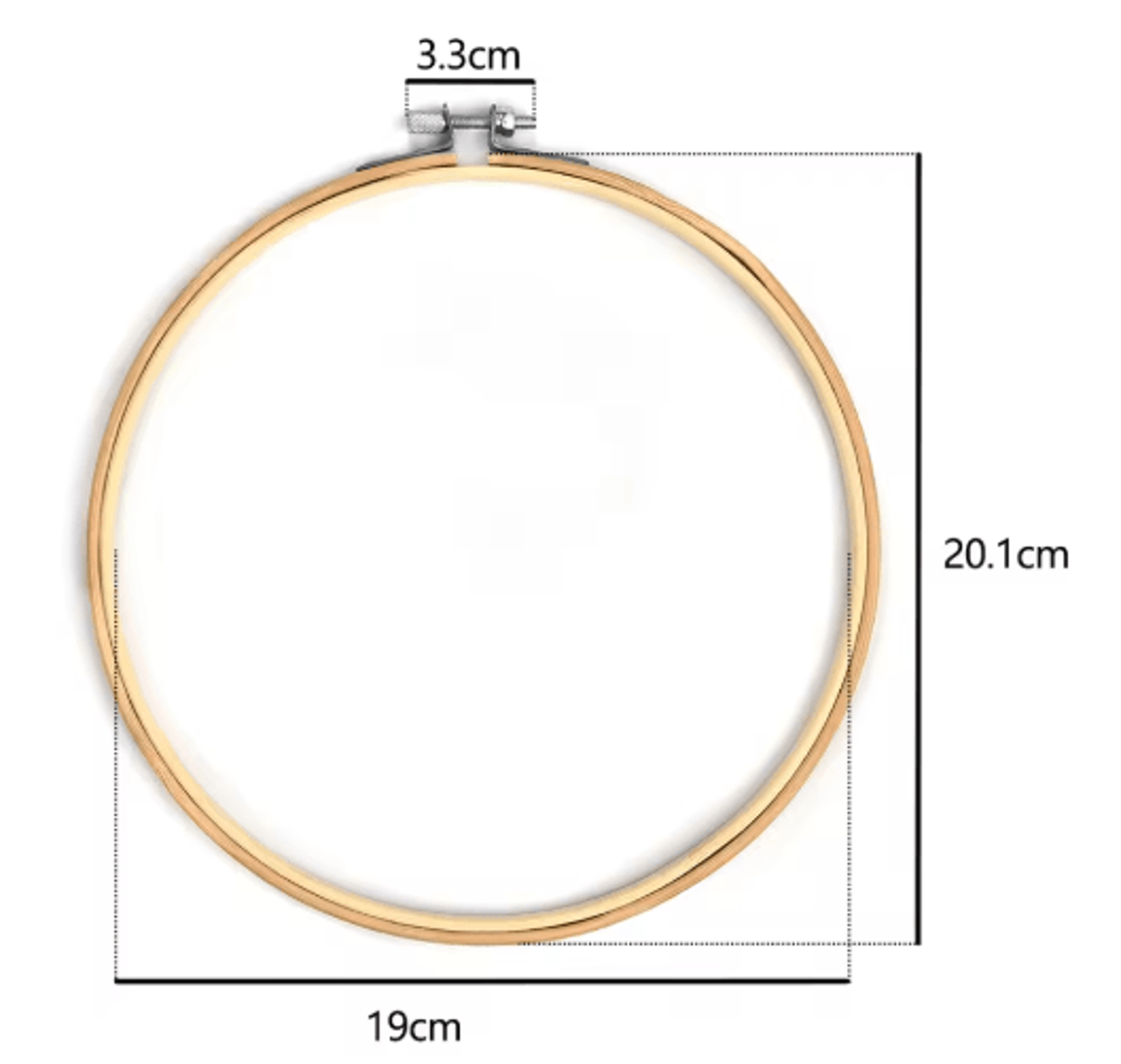 Wooden Embroidery Hoop Frame Set For Needlecraft  Sewing 7