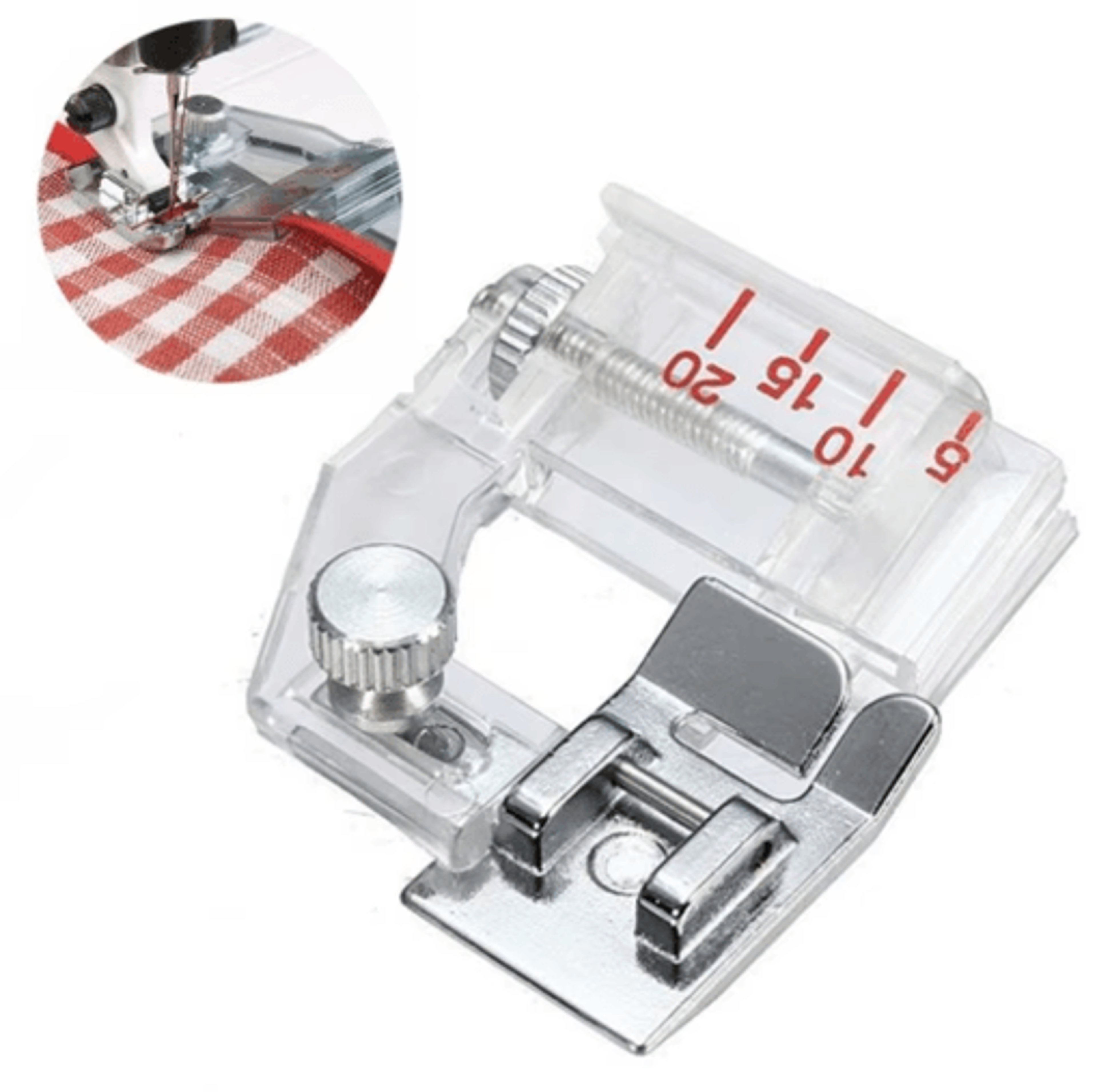 Adjustable Bias Tape Binding Presser Foot 6290 4