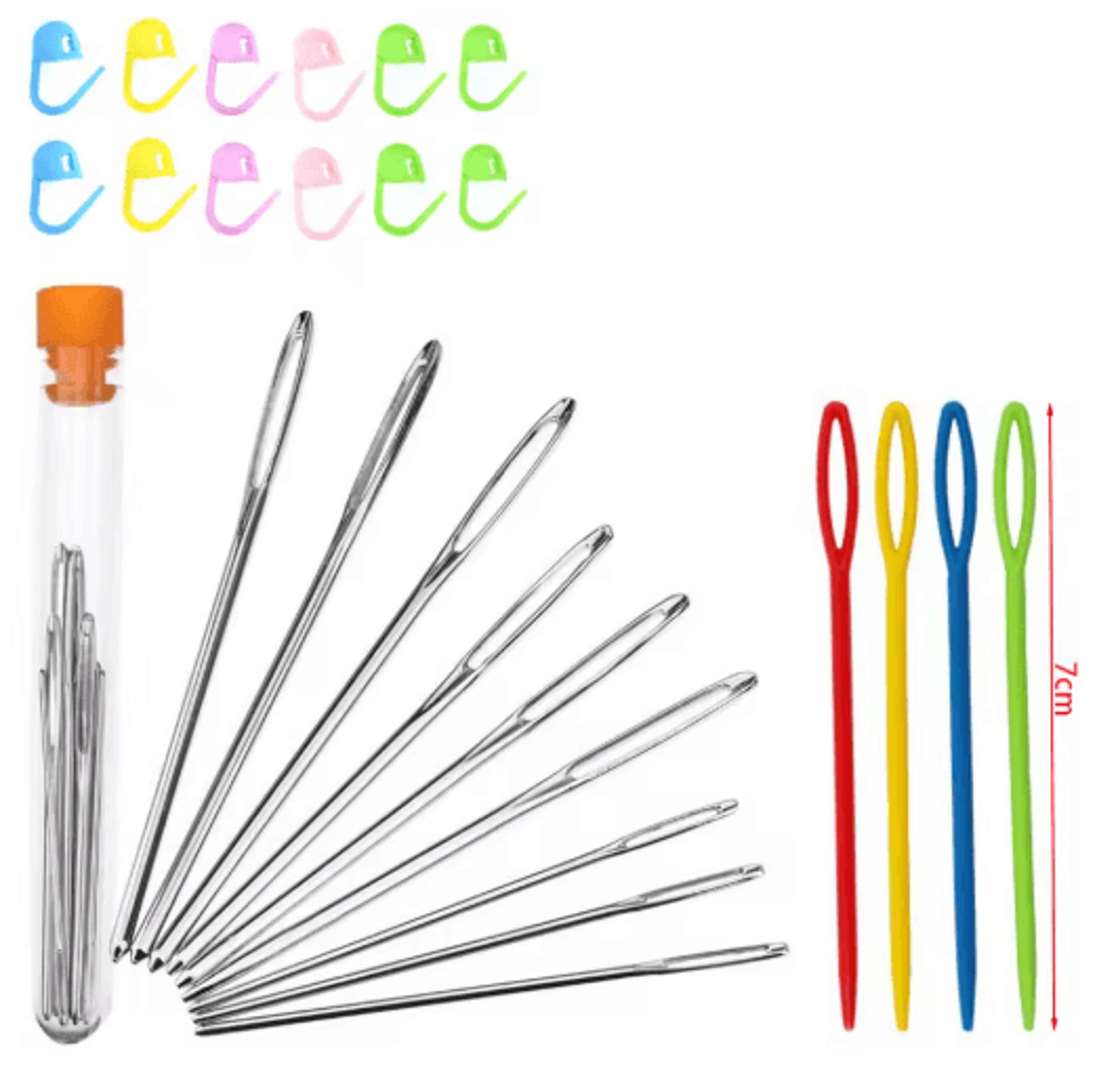 26Piece Knitting  Crochet Yarn Needle Tool Kit 1