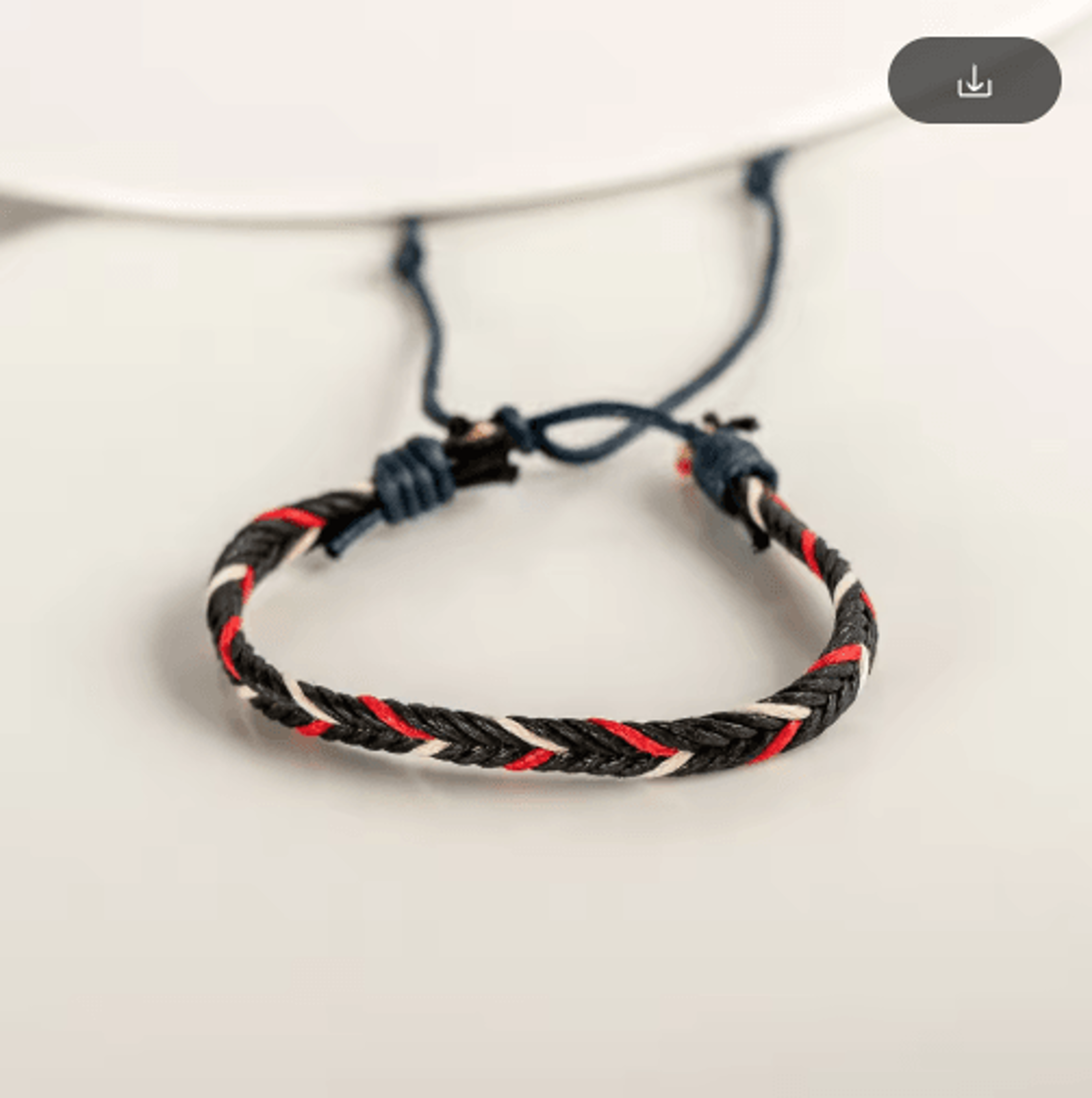 KY301 Handmade Adjustable Macrame Rope Bracelet 1