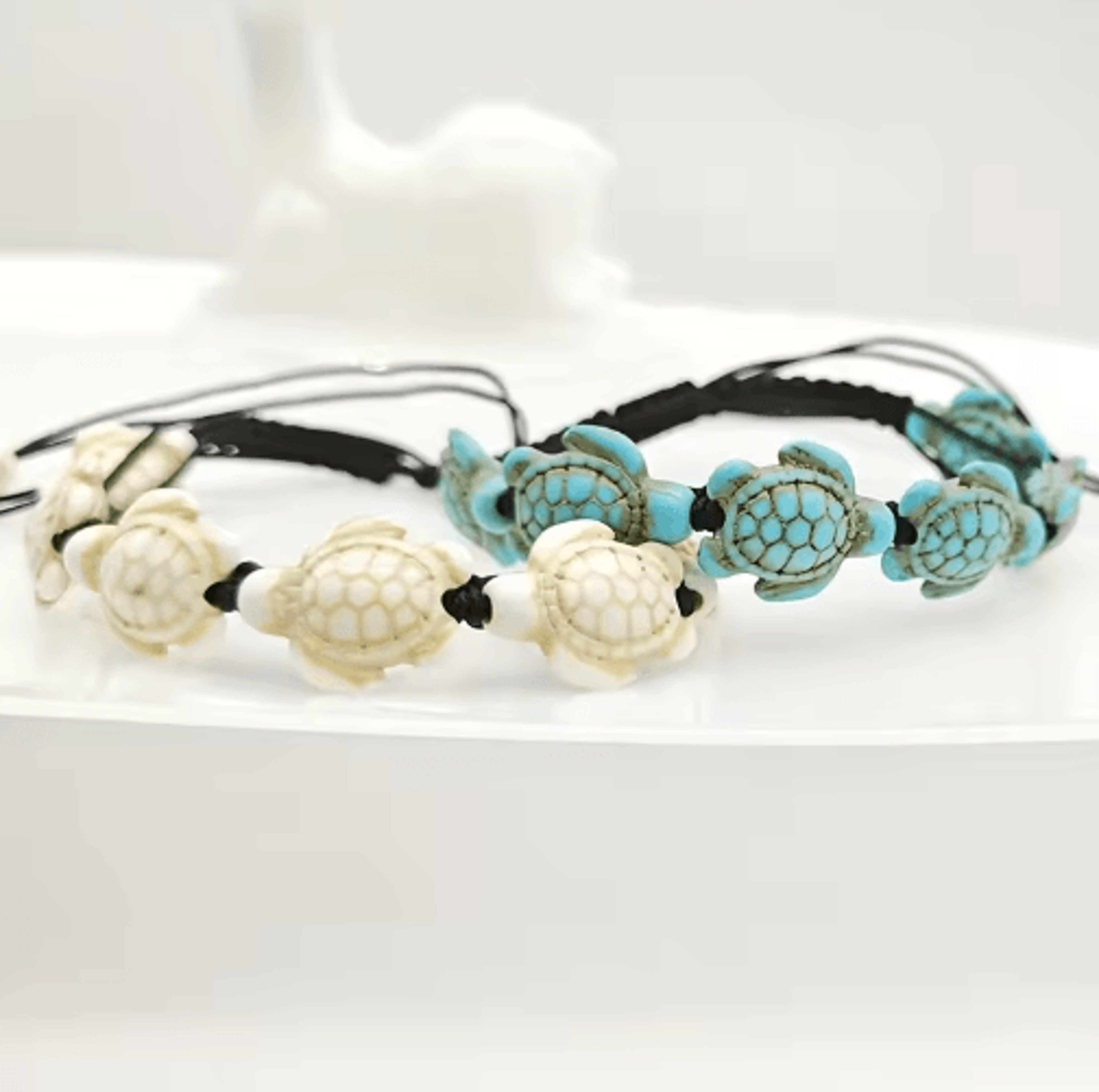 Six Turtle Bohemian Turquoise Woven Bracelet 6
