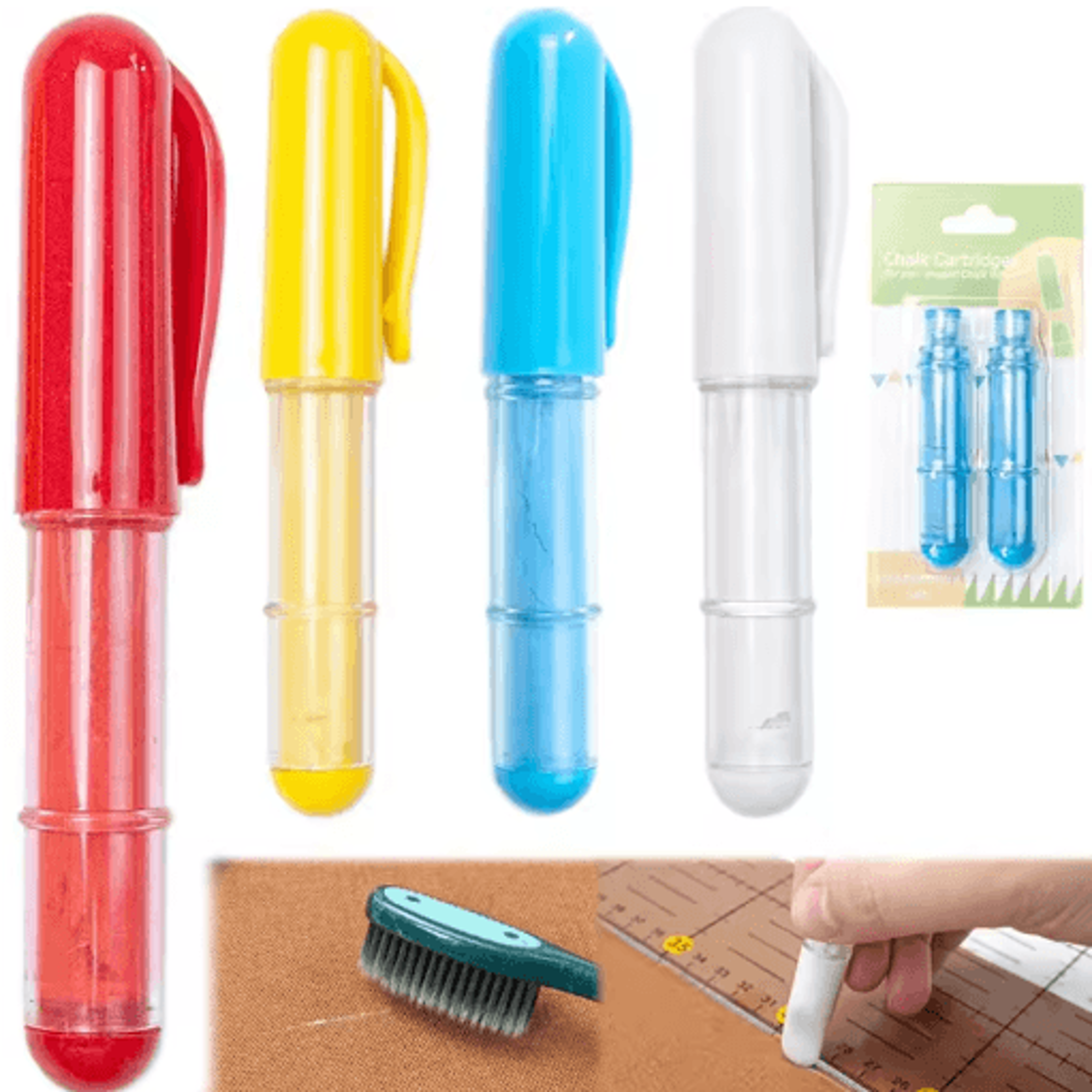 Erasable Fabric Chalk Pencils For Tailor Marking 0