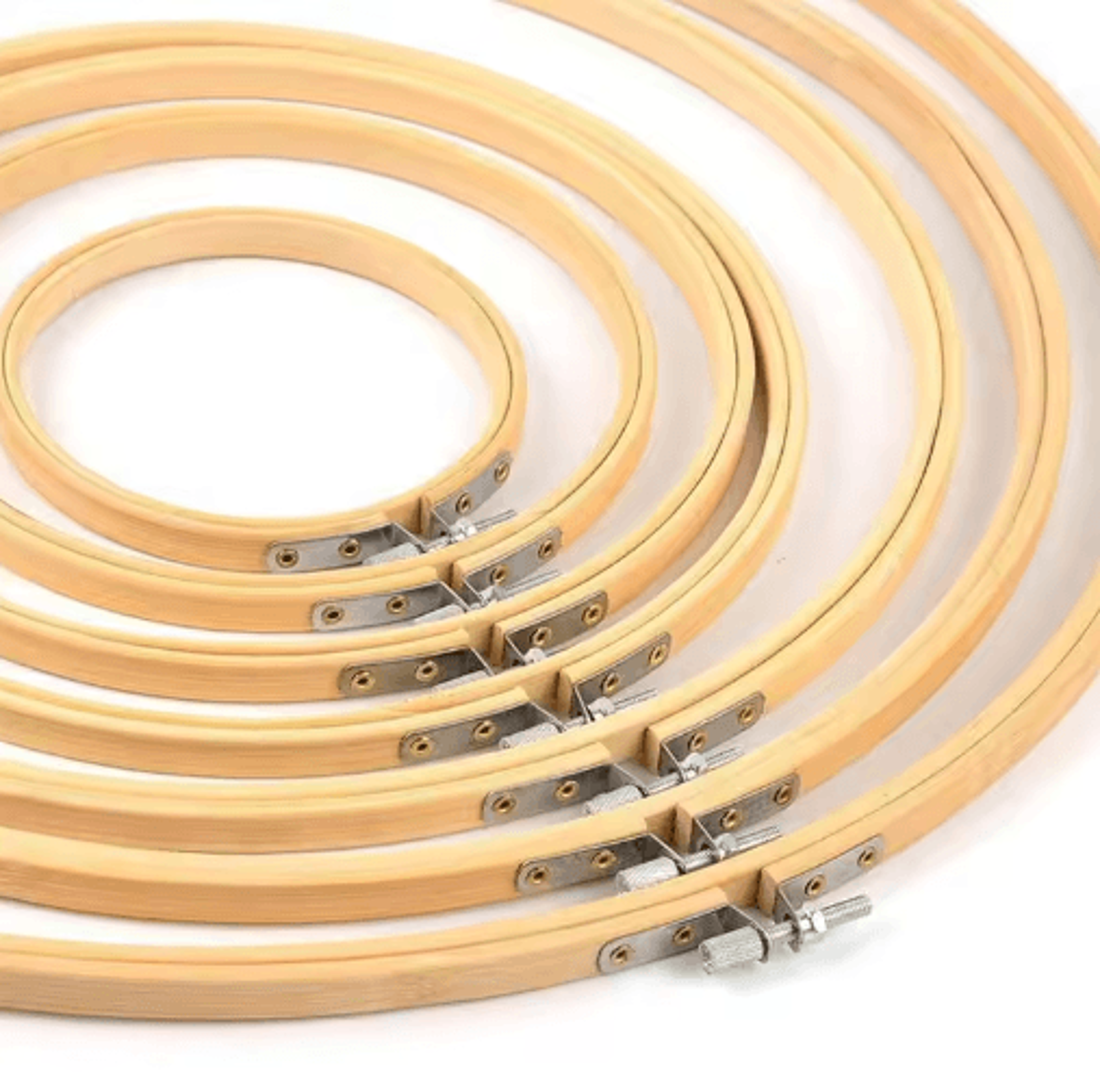 1030cm Bamboo Embroidery Hoop Ring  8 Sizes 12