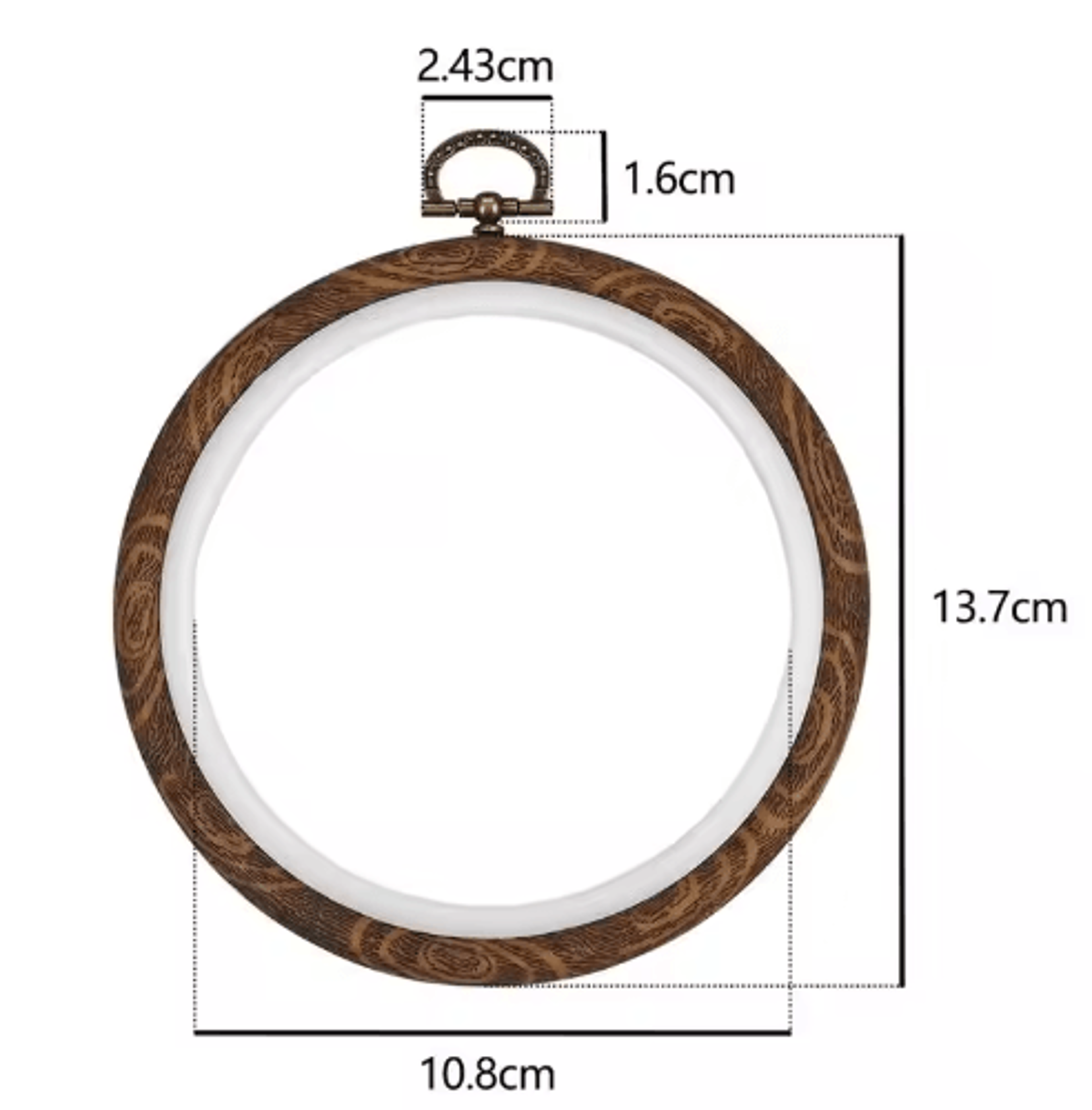 Retro Square Plastic Embroidery Hoop Frame 6