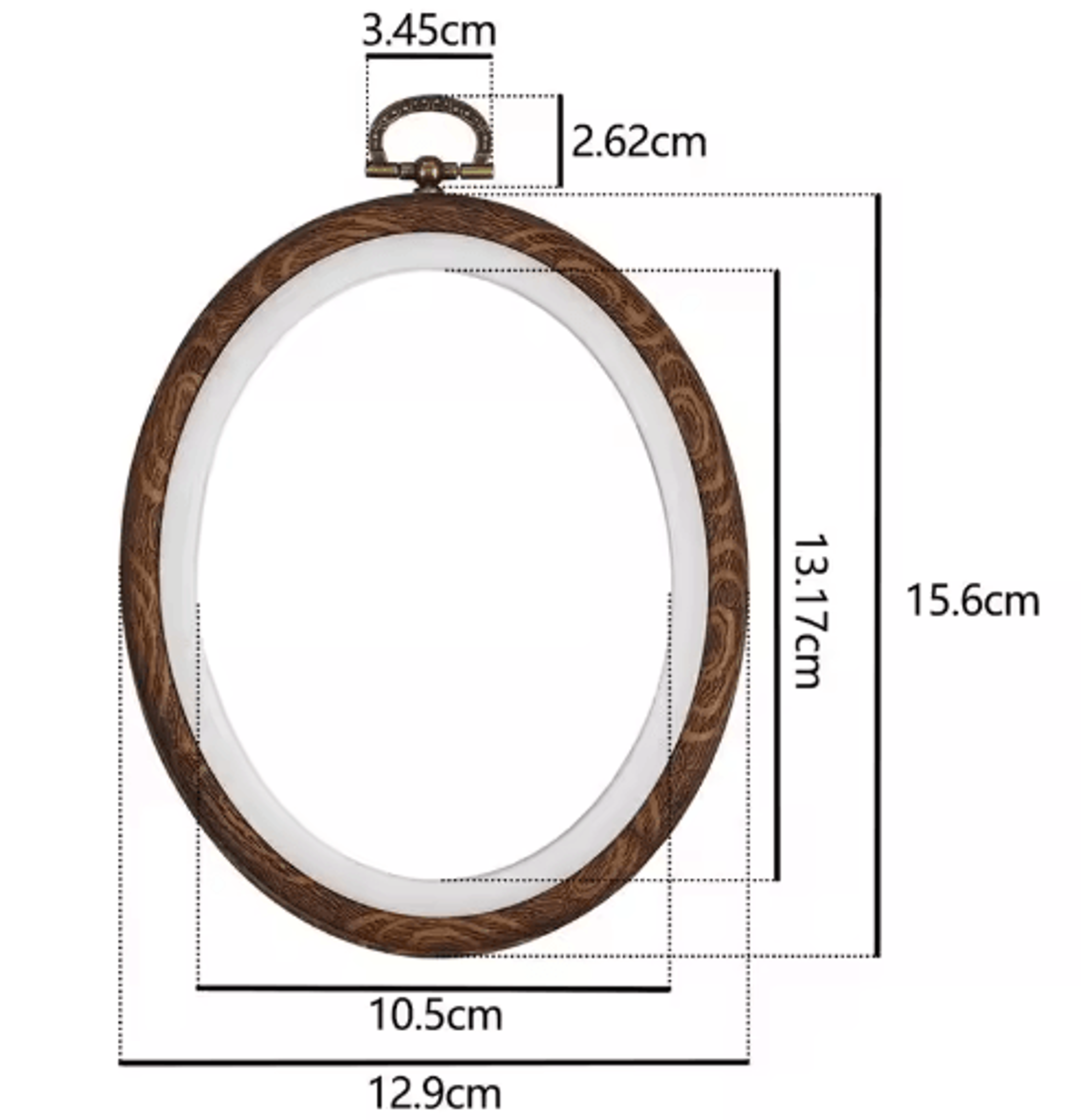 Retro Square Plastic Embroidery Hoop Frame 9