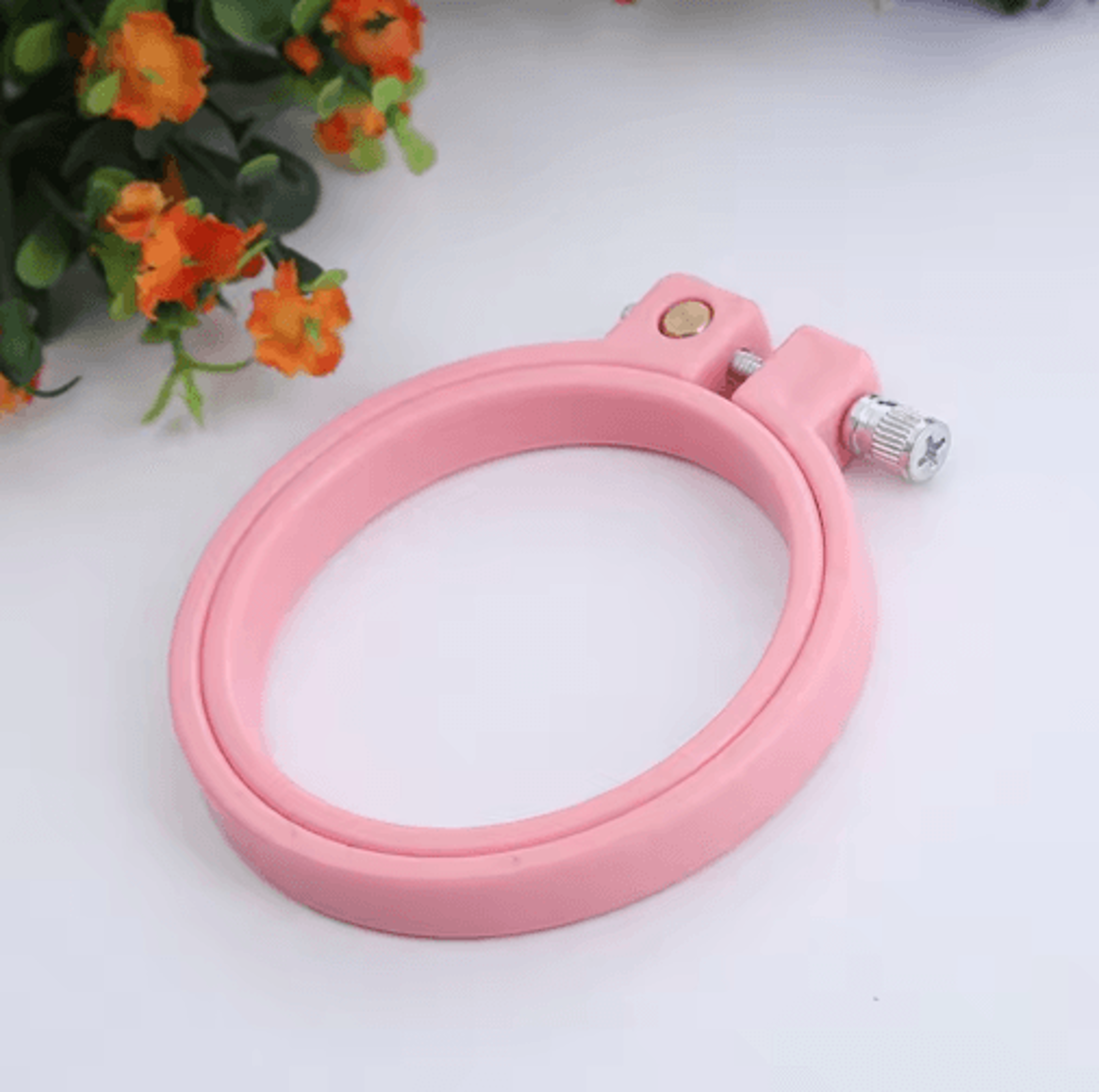 7cm Round Plastic Embroidery Hoop For Cross Stitch 1