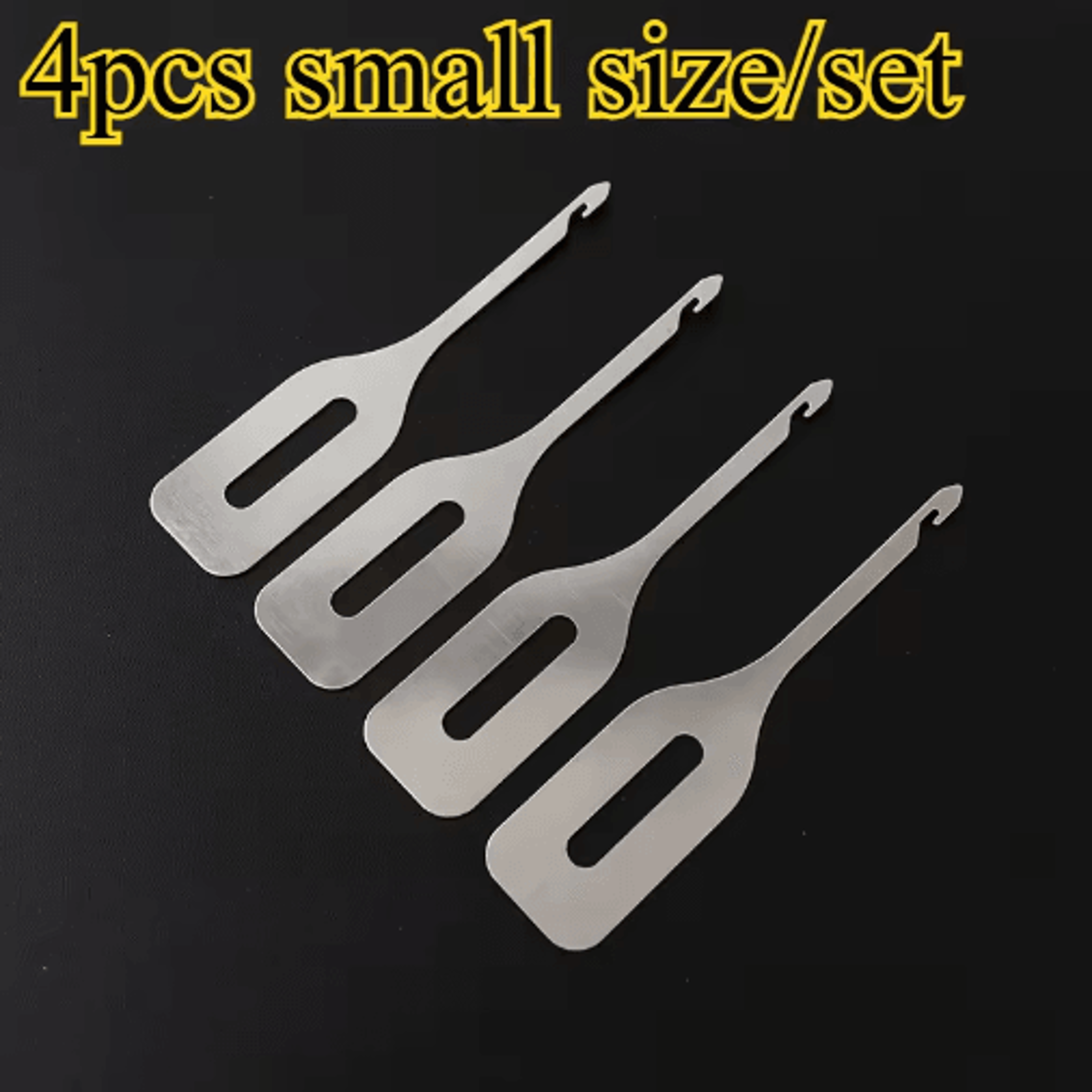 4PCS Stainless Steel Needle Threader Set 2