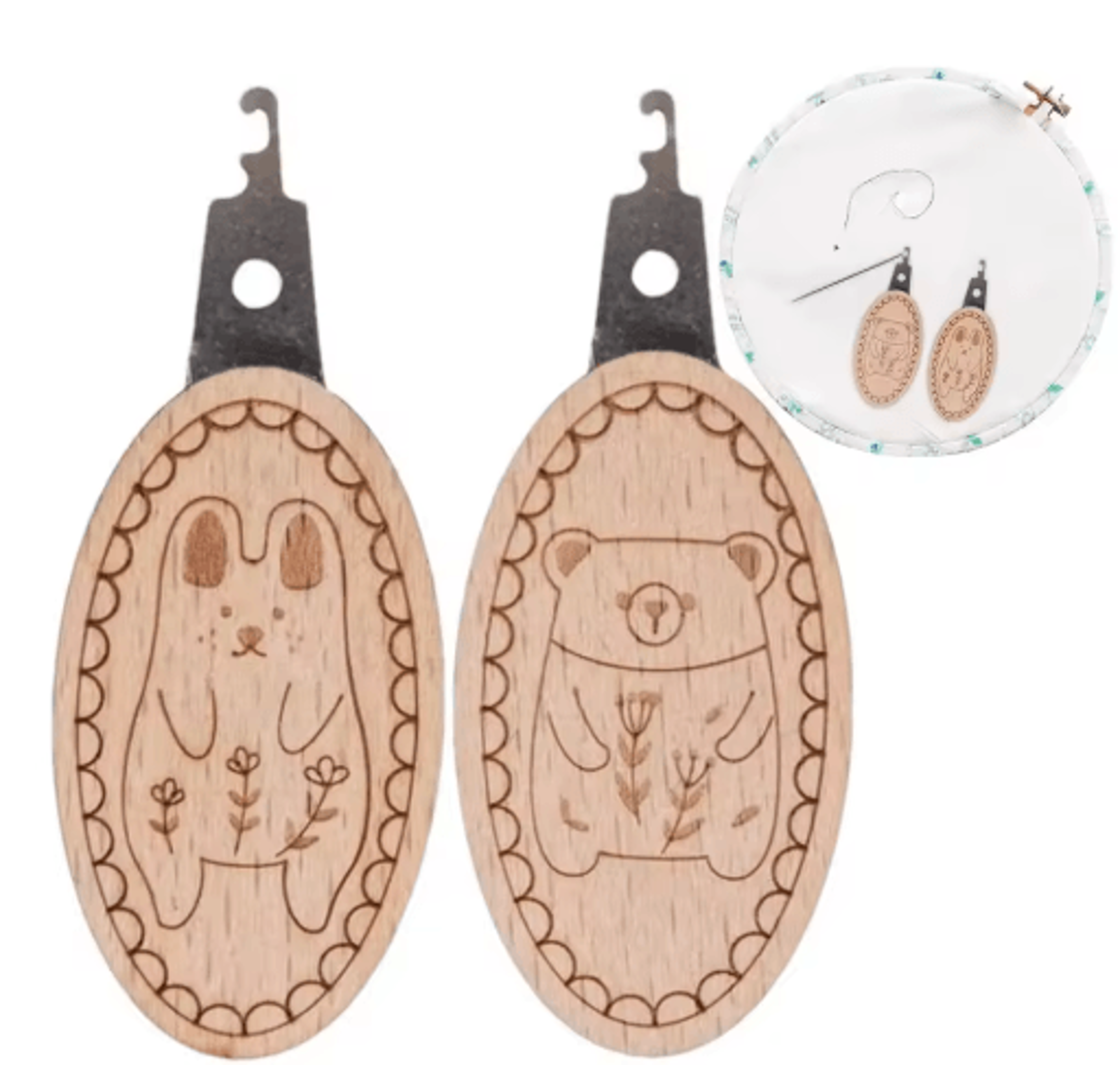 2PCS AnimalShaped Needle Threader  Keeper Set 2