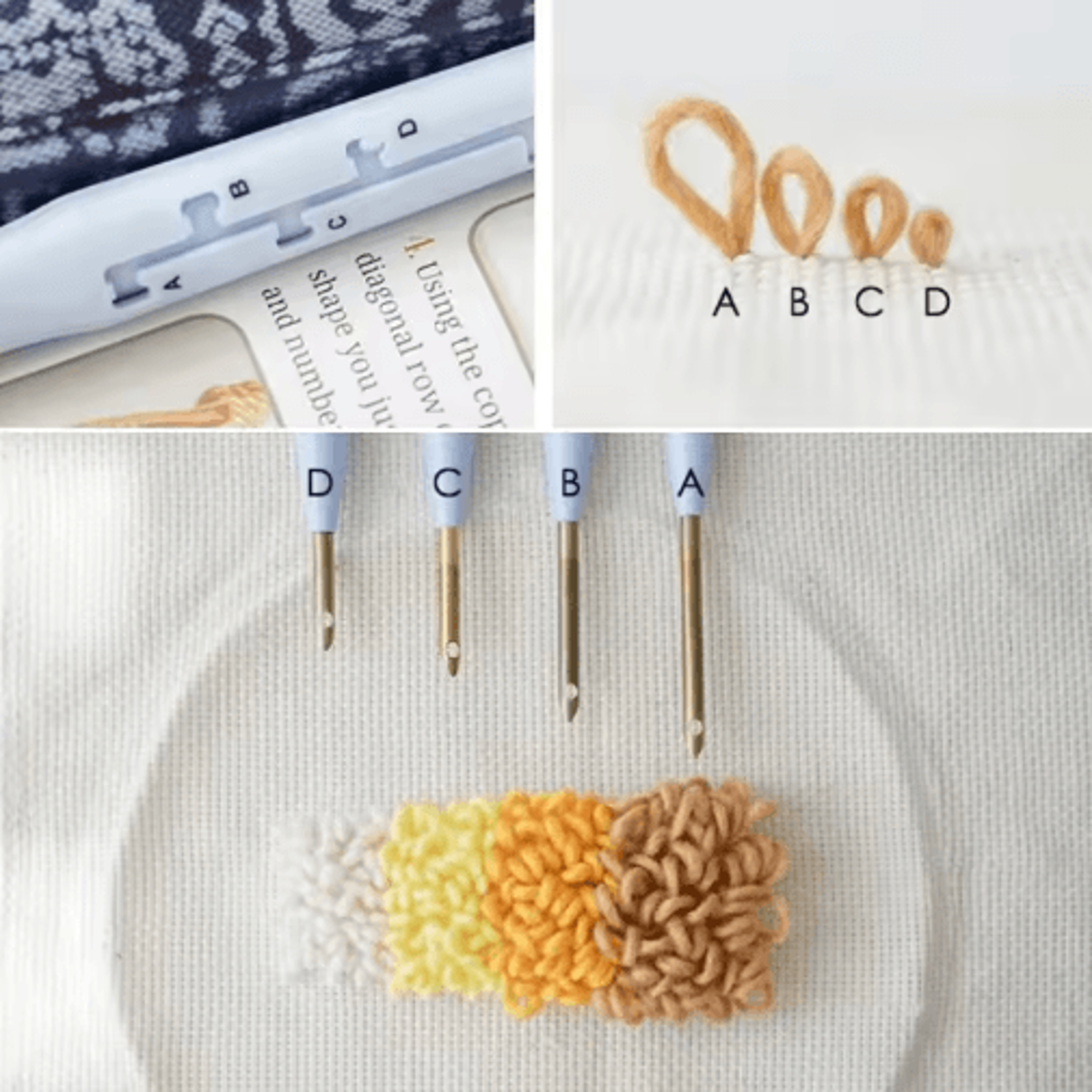 Deluxe Adjustable Punch Needle Embroidery Pen 3