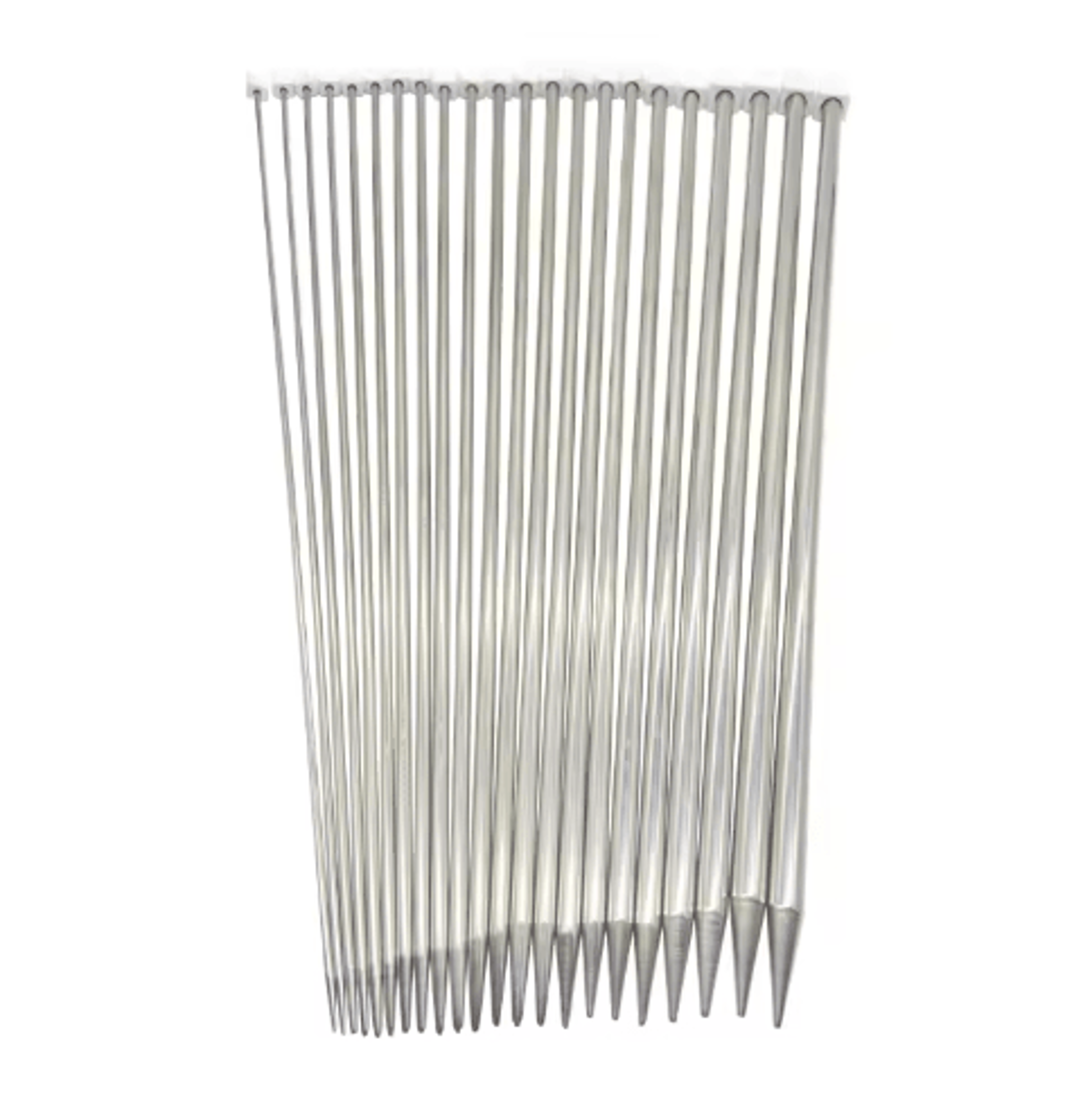 28mm Stainless Steel Straight Knitting Needles 1
