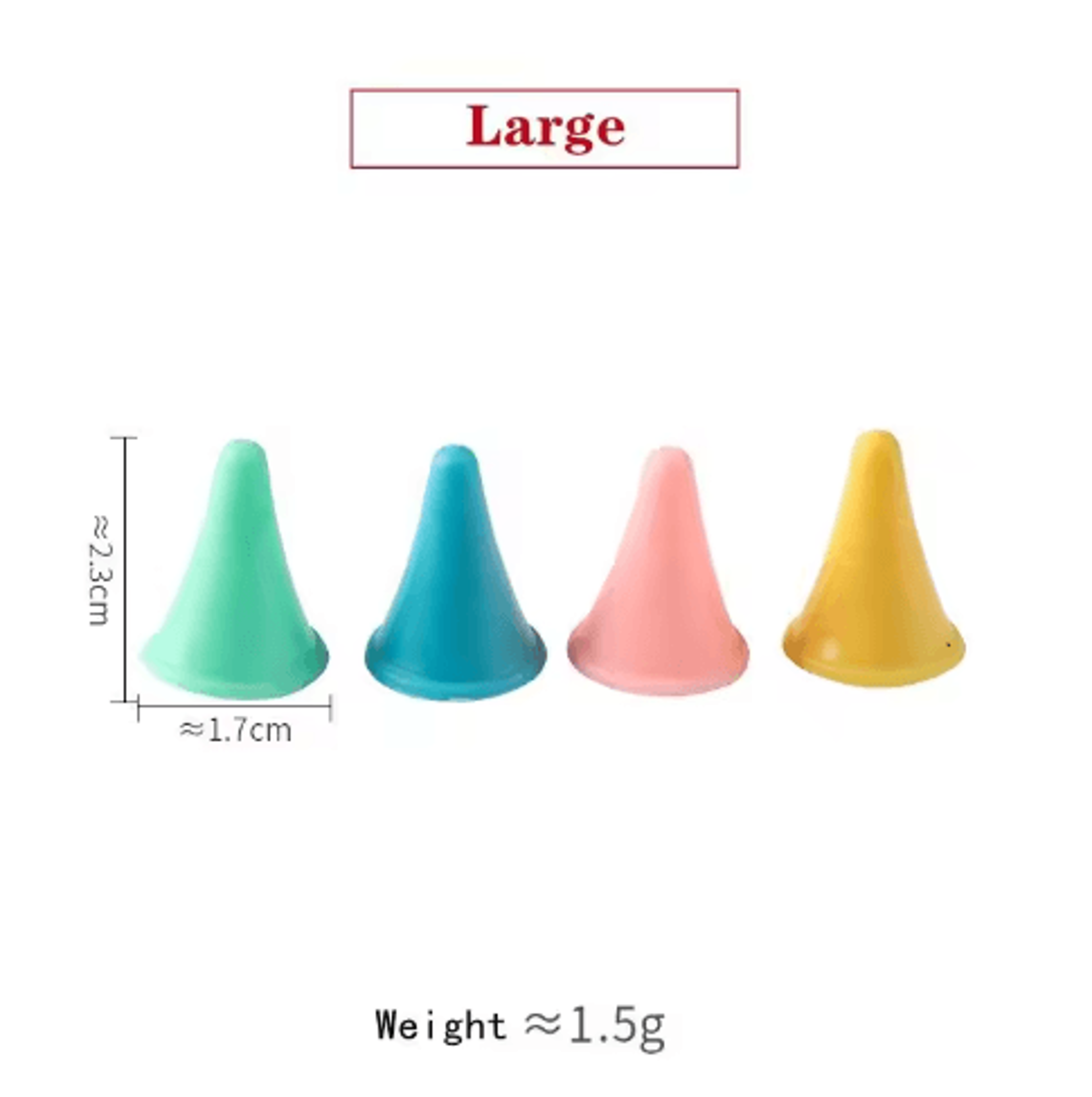 20PCS Knitting Needle Point Protector Set 5