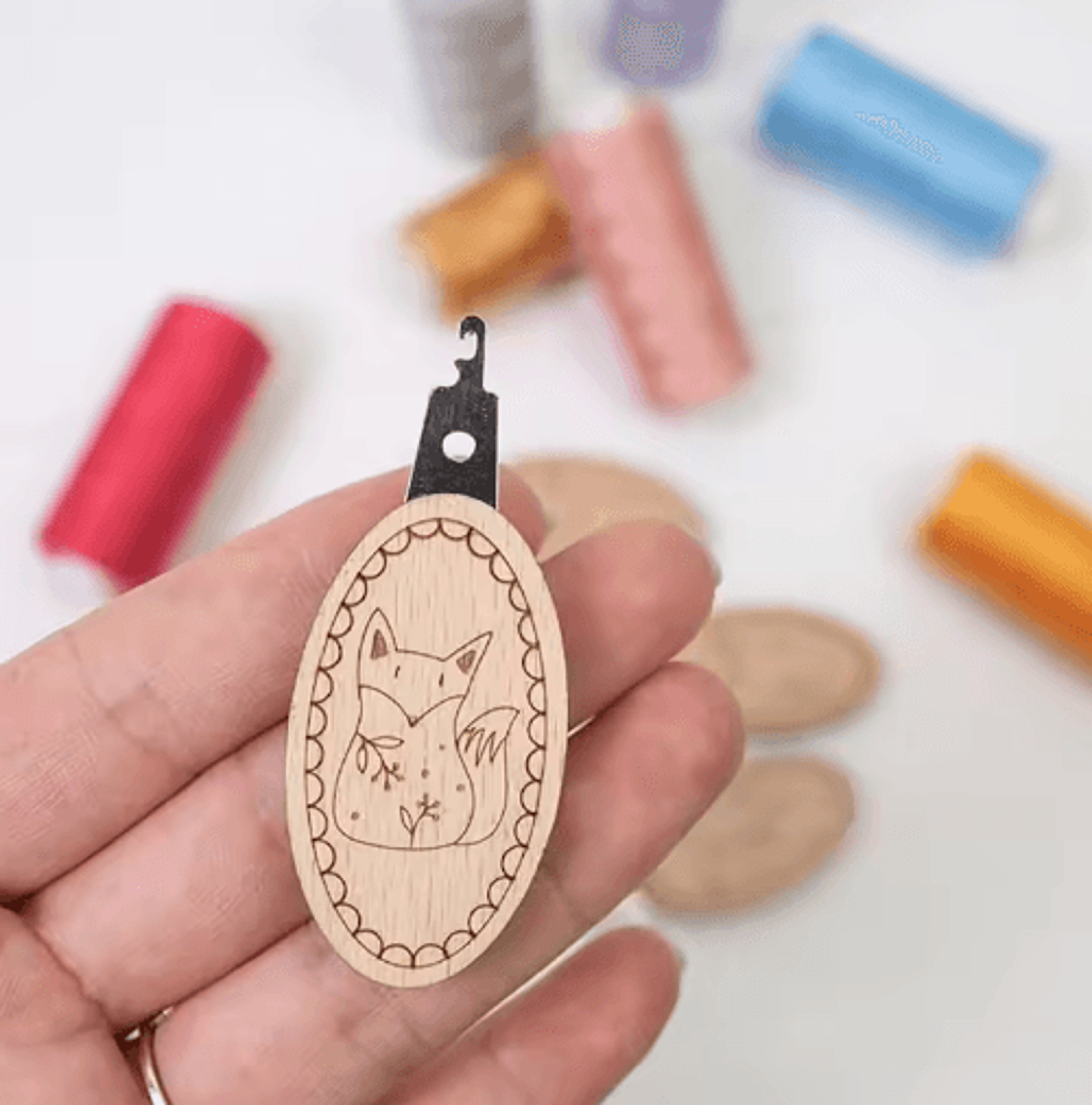 2PCS Animal Pattern Needle Threader Set 7