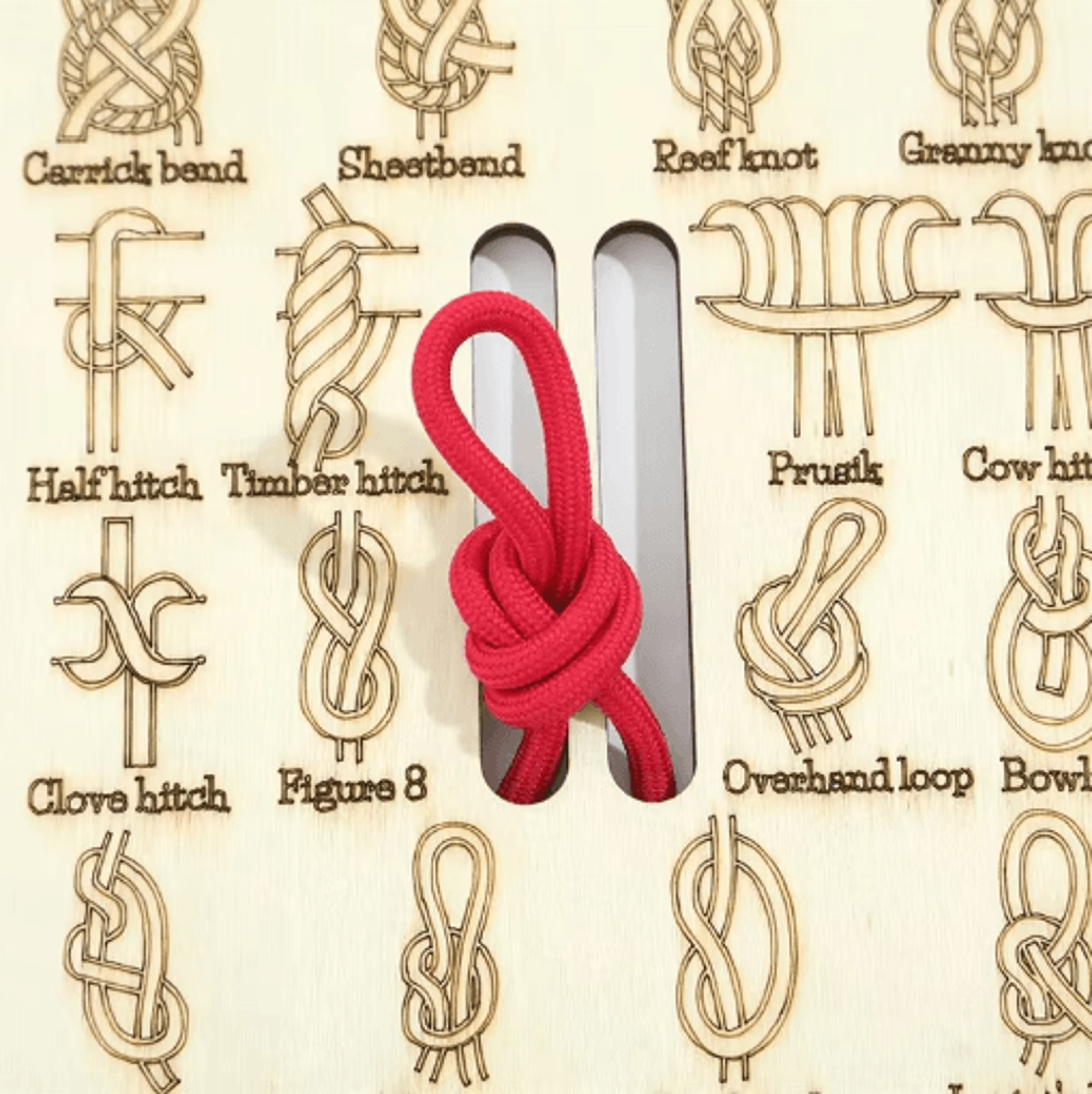 Knot Tying Training  Practice Board Kit 3
