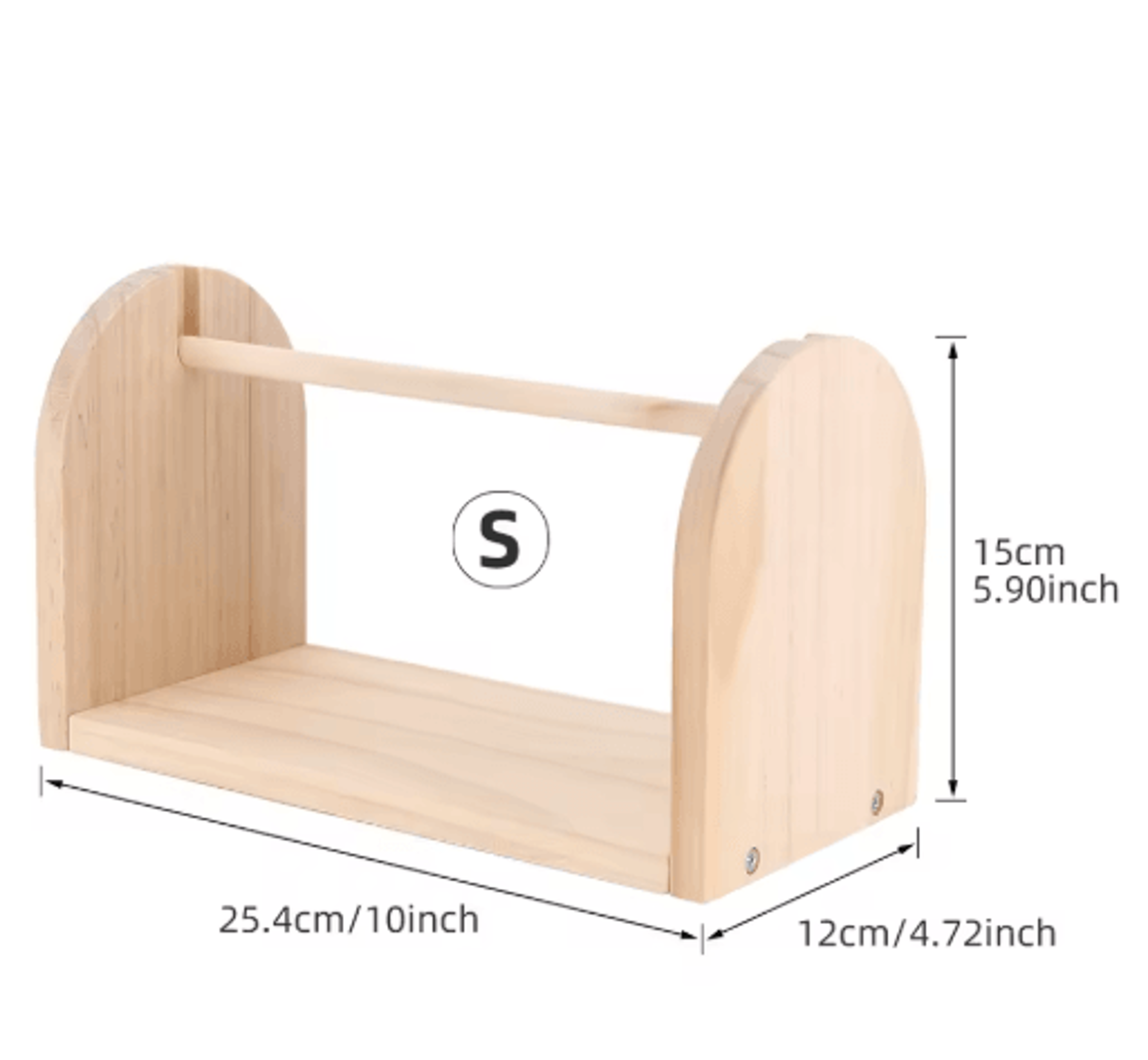 Wooden Rotating Yarn Spool Holder 2