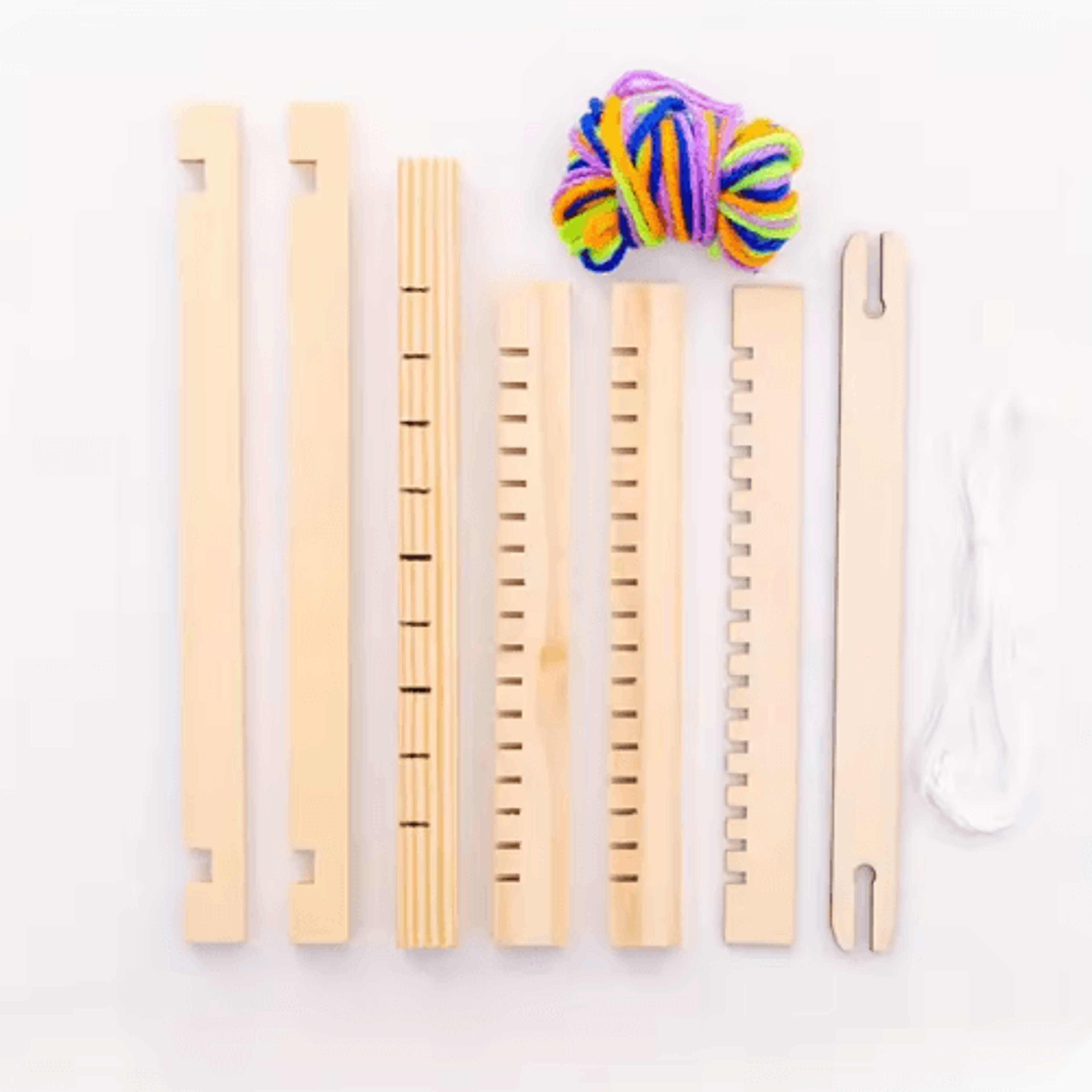 Wooden Tapestry Weaving Loom Kit 1