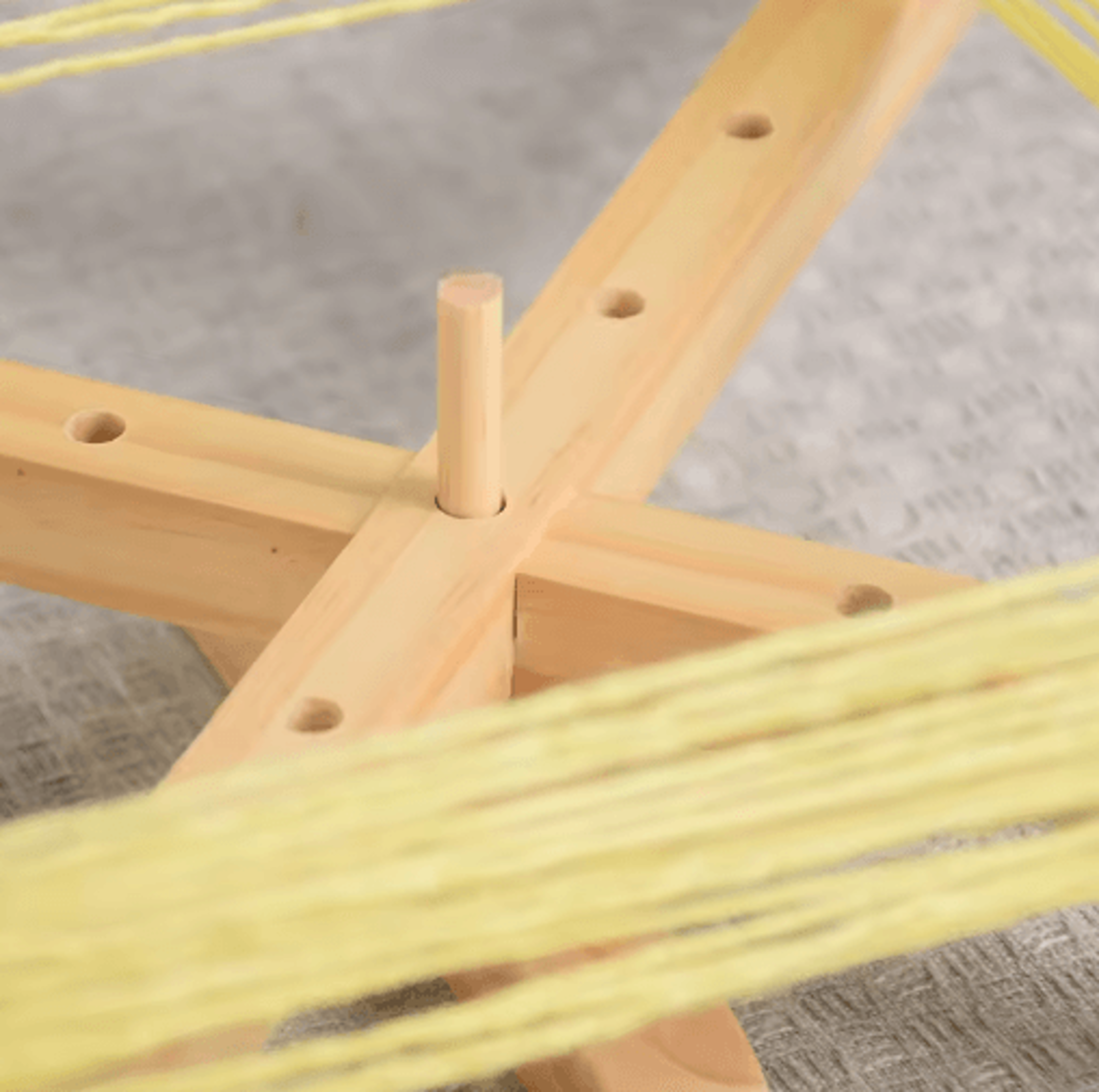 Wooden Yarn Swift Winder  Holder 2