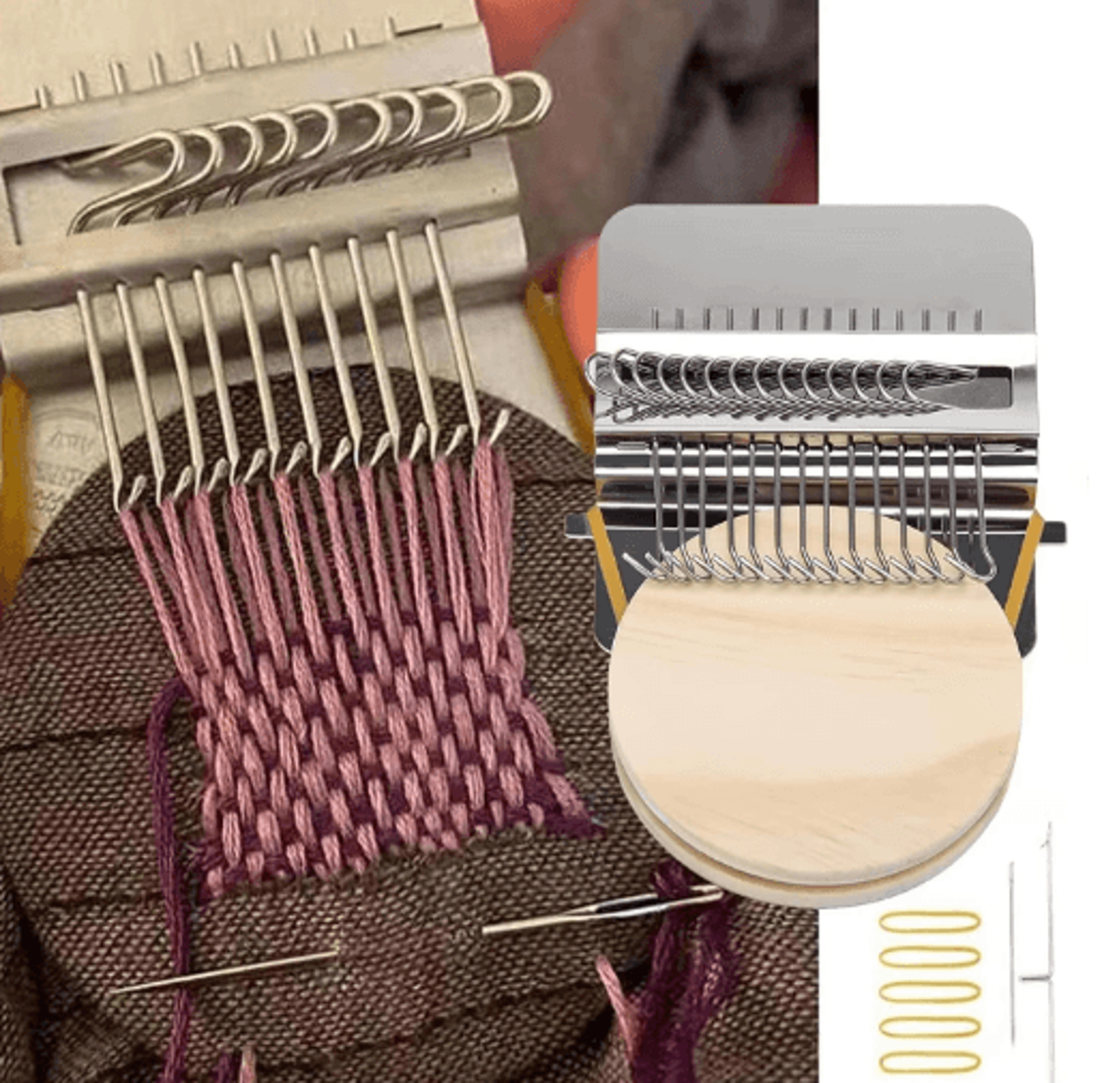 Small Wooden Darning Loom For Clothes  Jeans 6