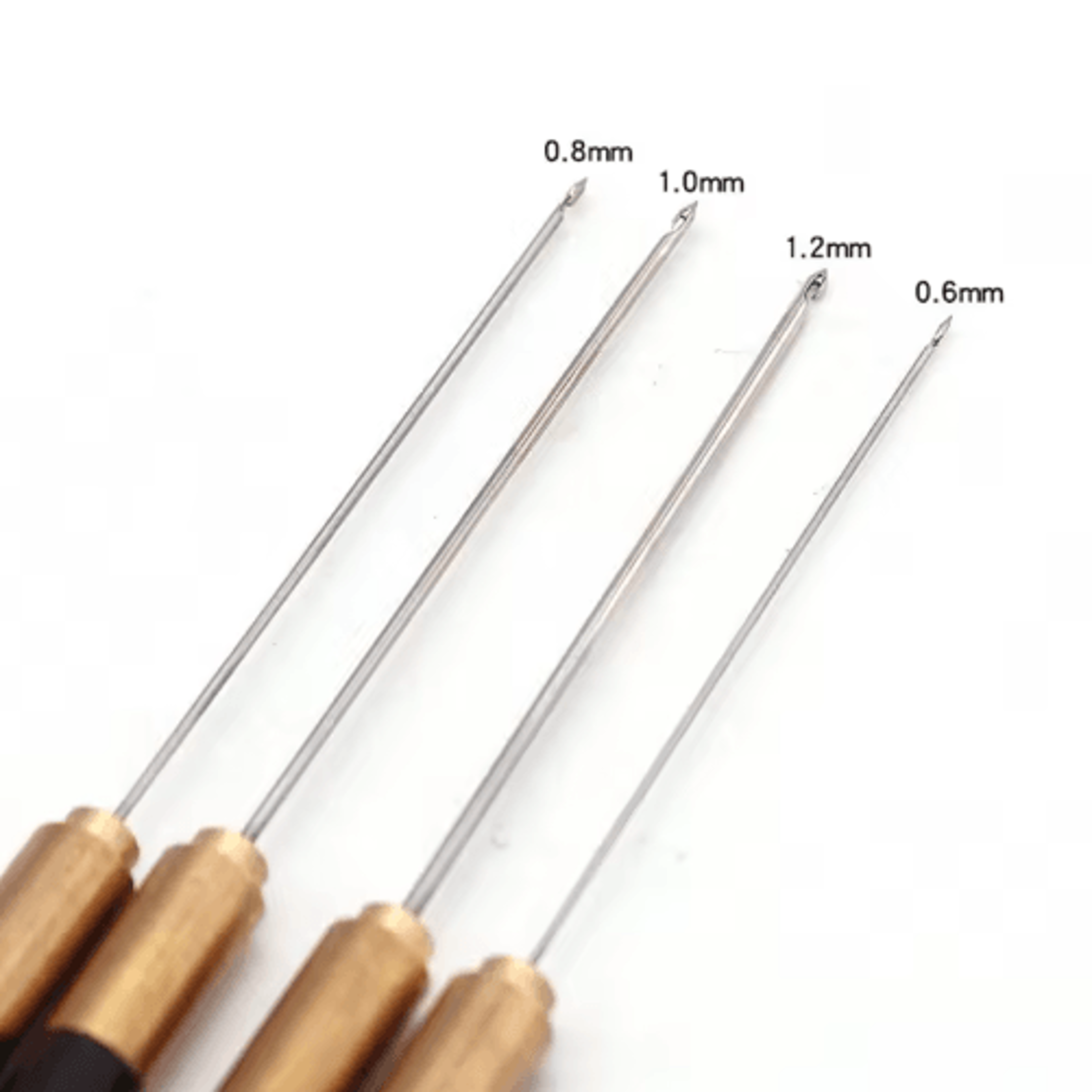 Wooden Handle Embroidery  Beading Crochet Hook 7
