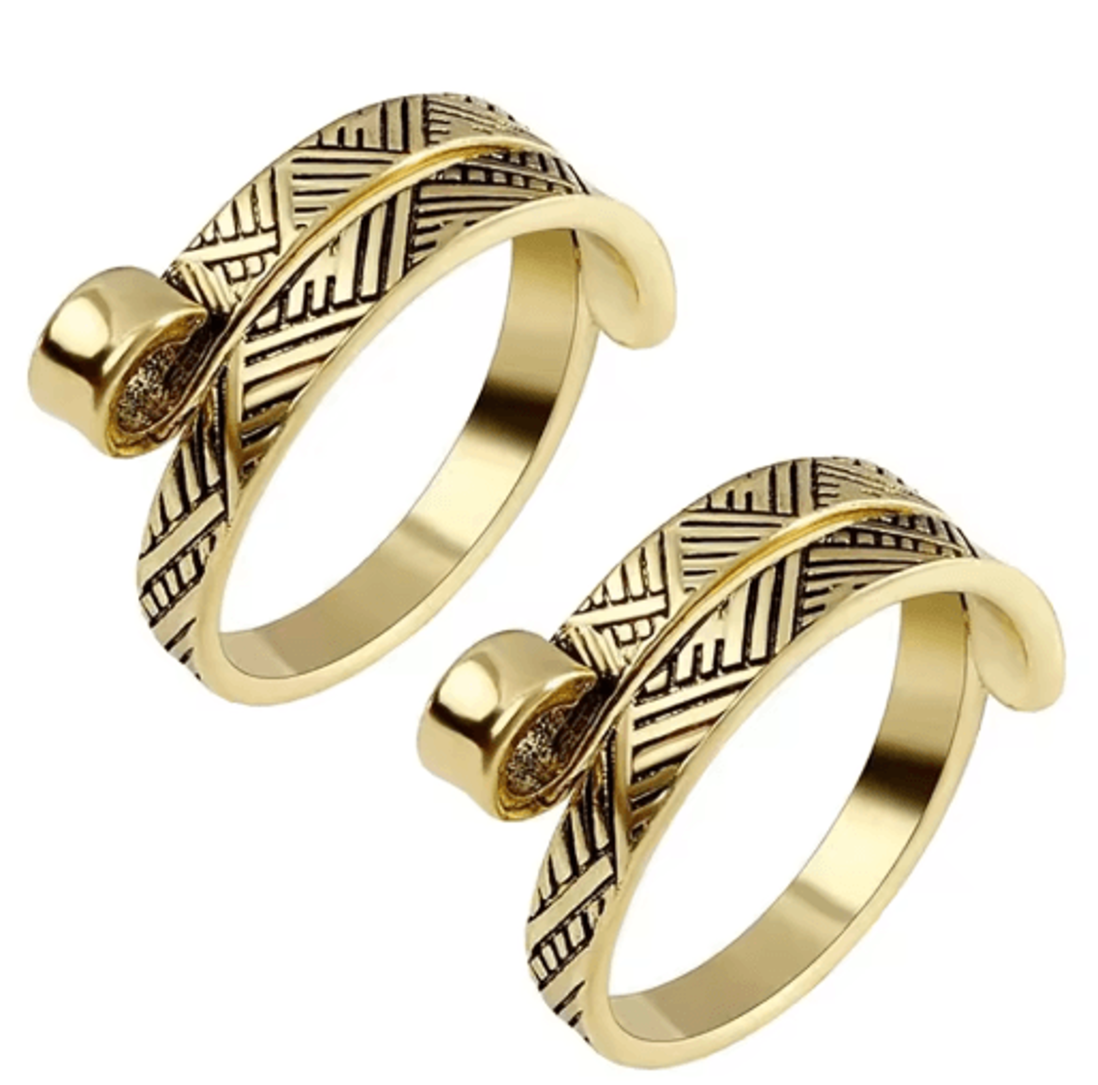 2PCS Adjustable Knitting  Crochet Yarn Guide Rings 1