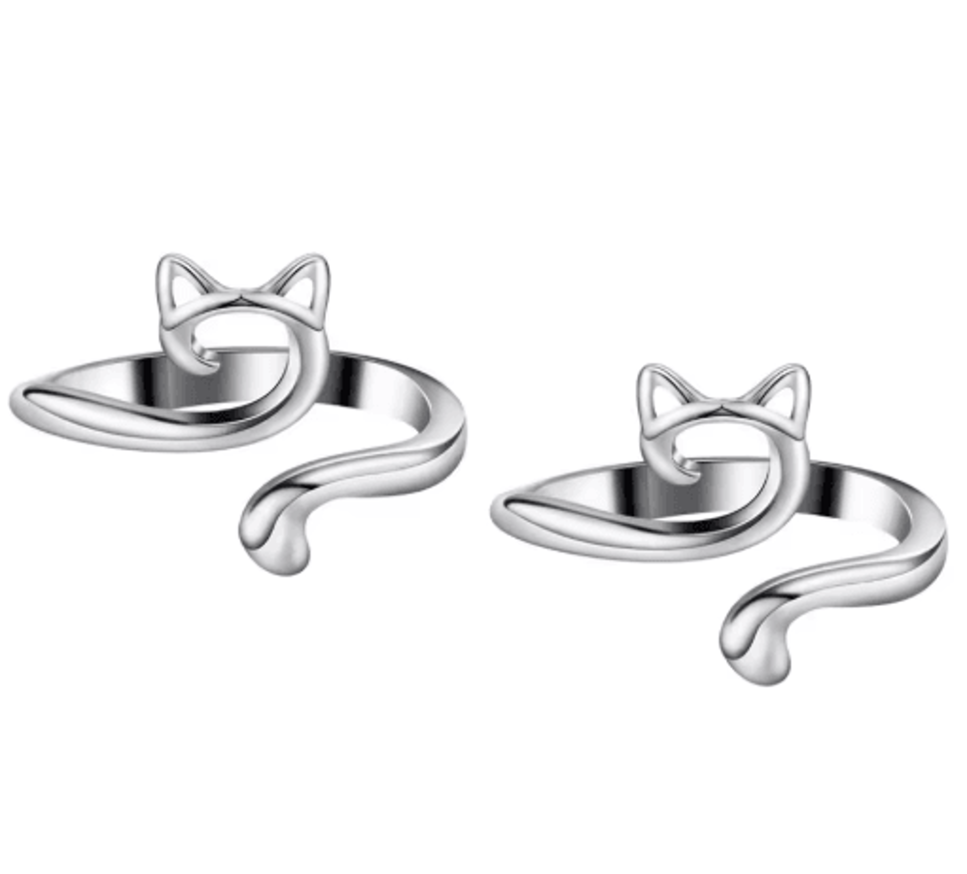 2PCS Adjustable Knitting  Crochet Yarn Guide Rings 4